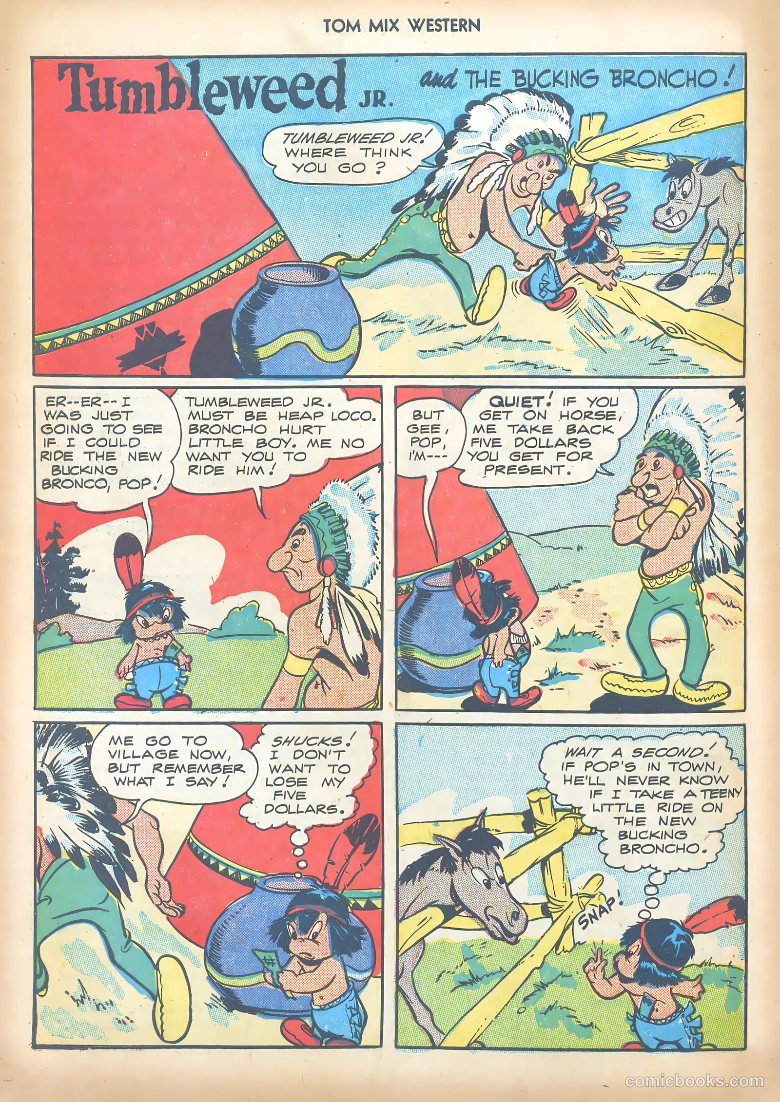 Tom Mix Western #9 — page 34 of 52