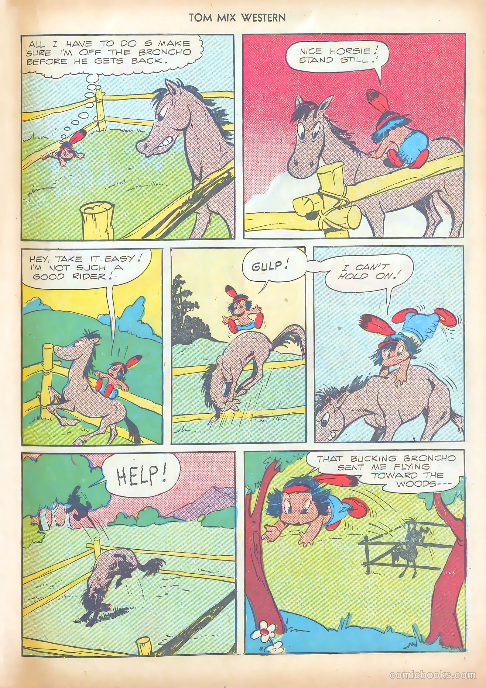 Tom Mix Western #9 — page 35 of 52