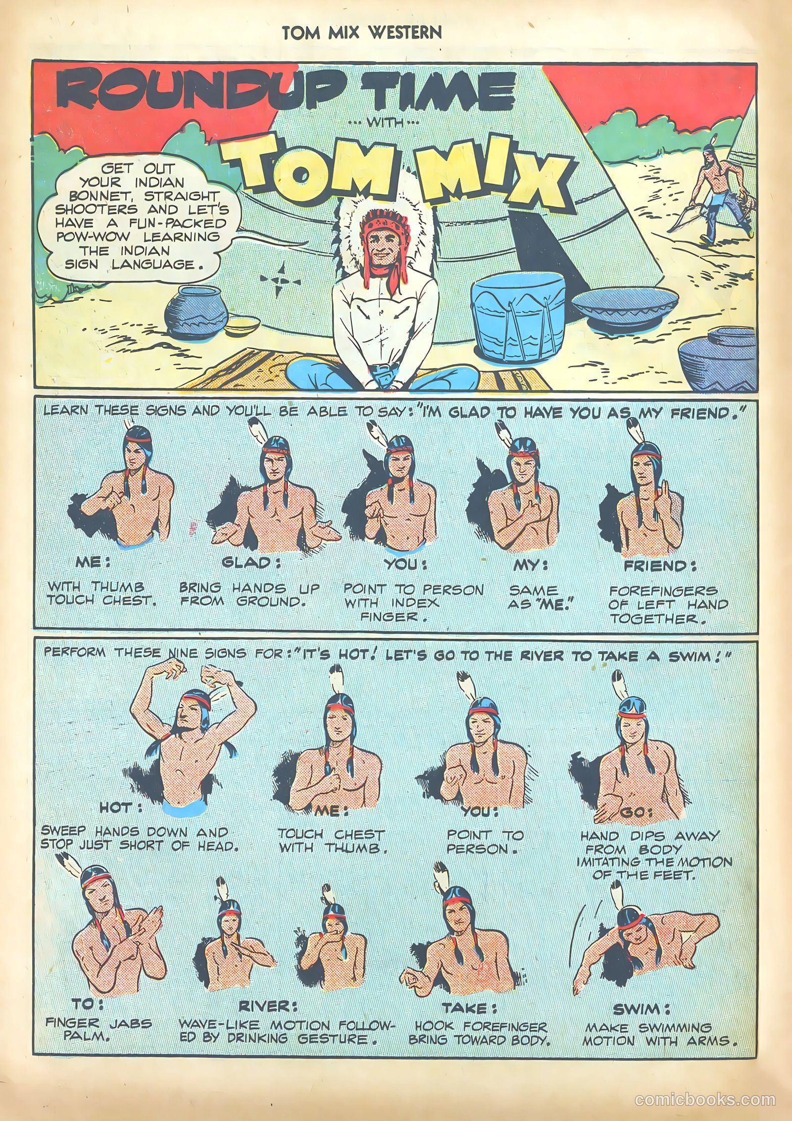 Tom Mix Western #9 — page 38 of 52