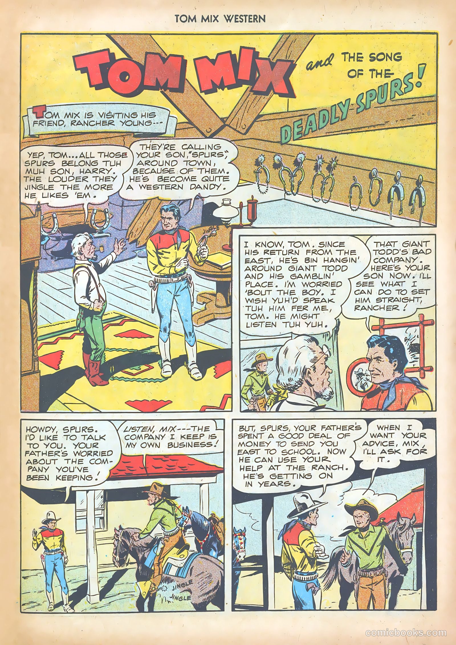 Tom Mix Western #9 — page 43 of 52