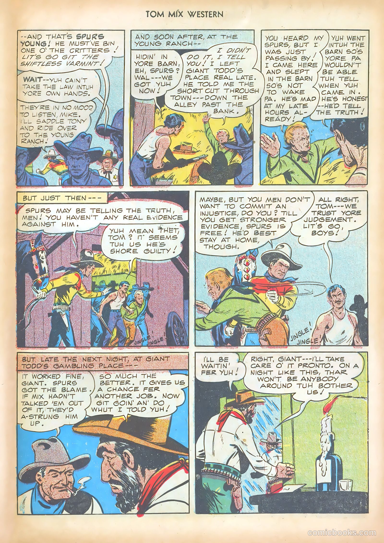 Tom Mix Western #9 — page 45 of 52