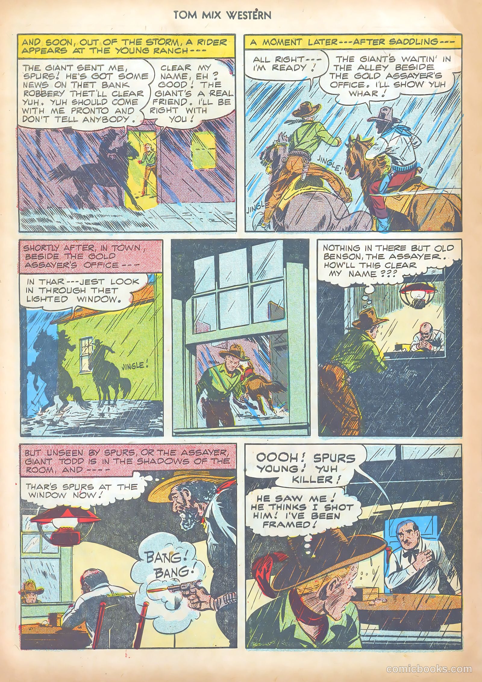Tom Mix Western #9 — page 46 of 52