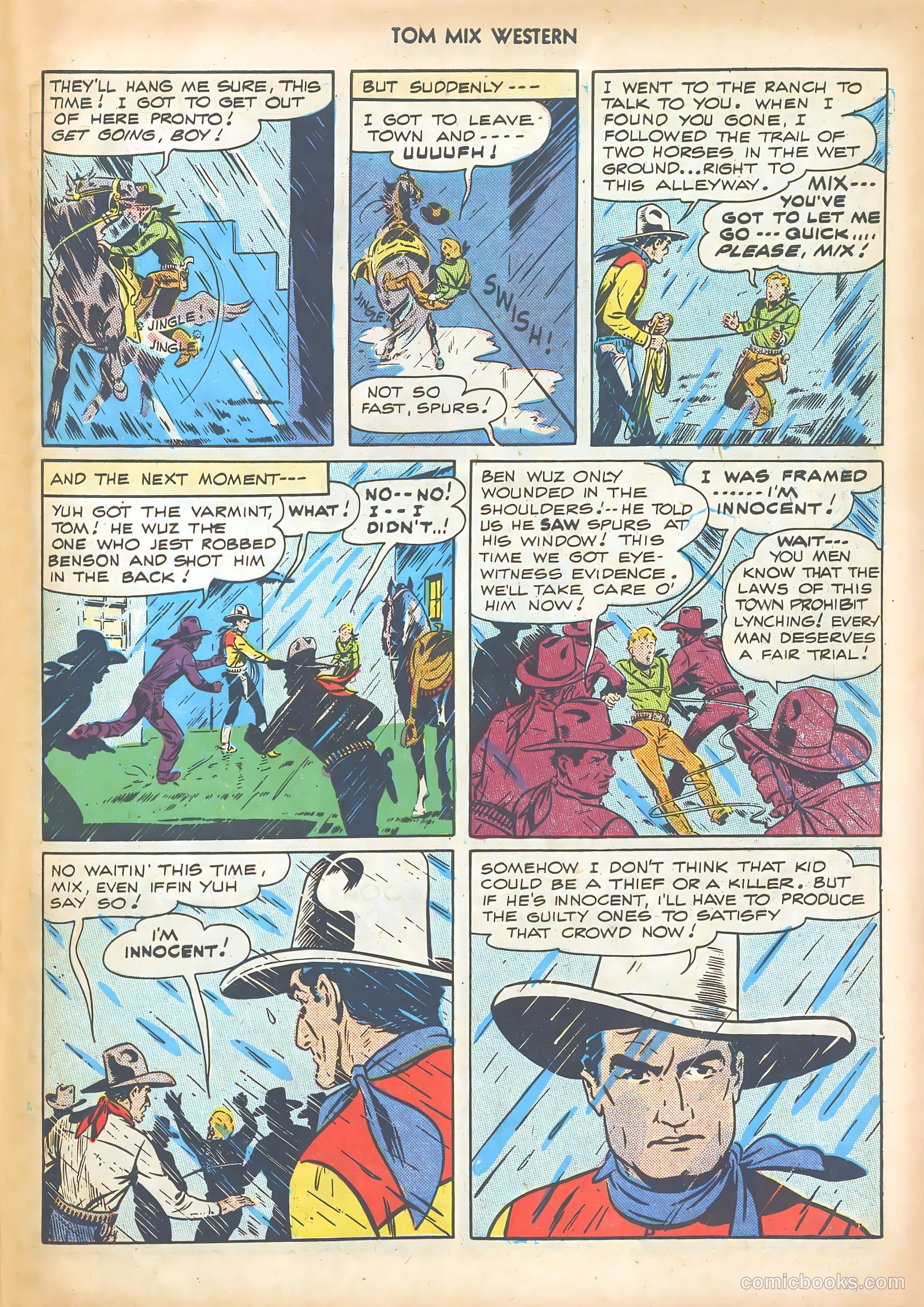 Tom Mix Western #9 — page 47 of 52