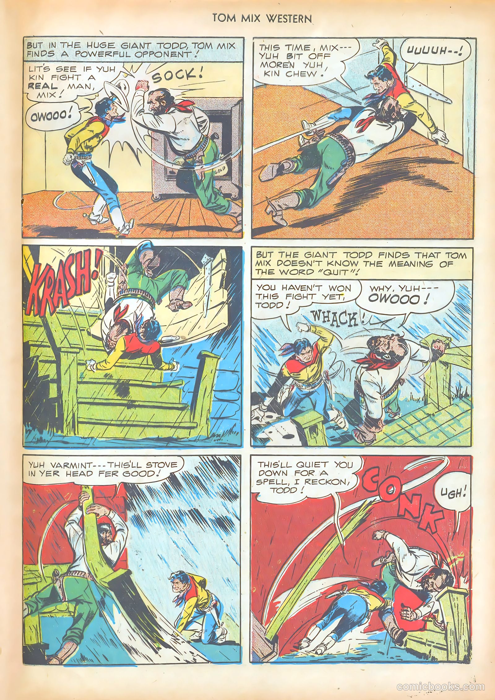 Tom Mix Western #9 — page 49 of 52
