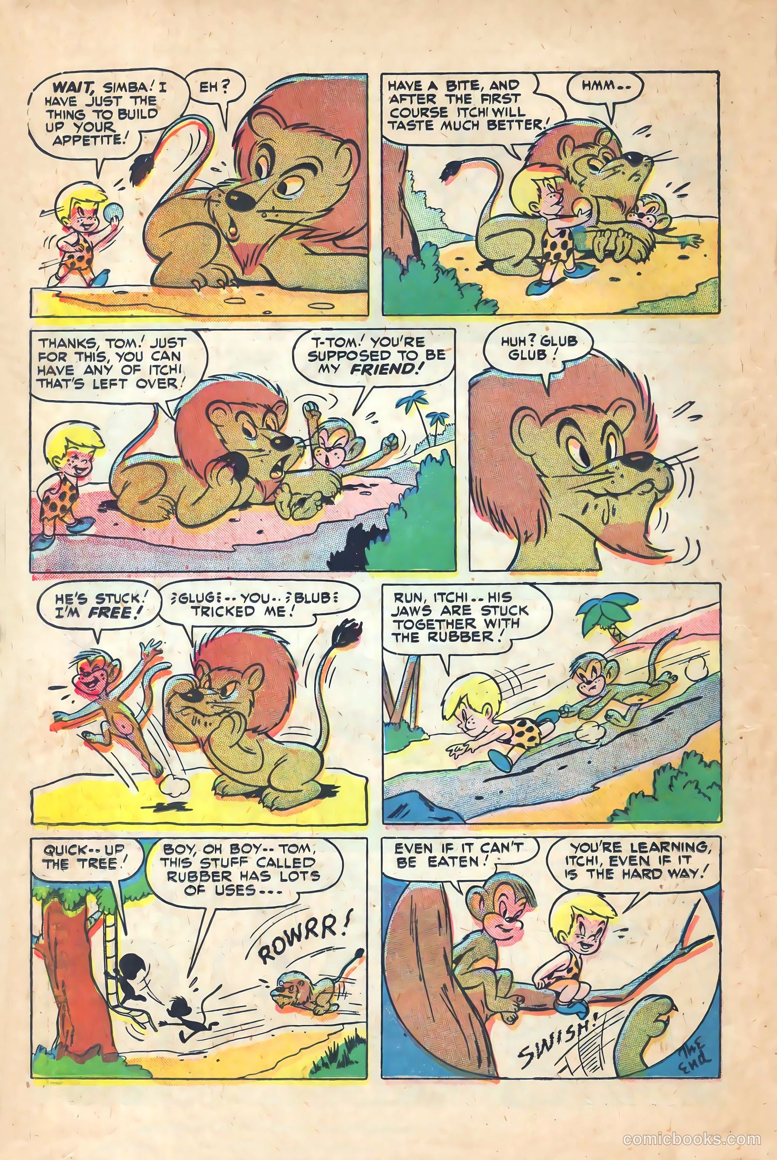 Tom-Tom the Jungle Boy #8 — page 16 of 36