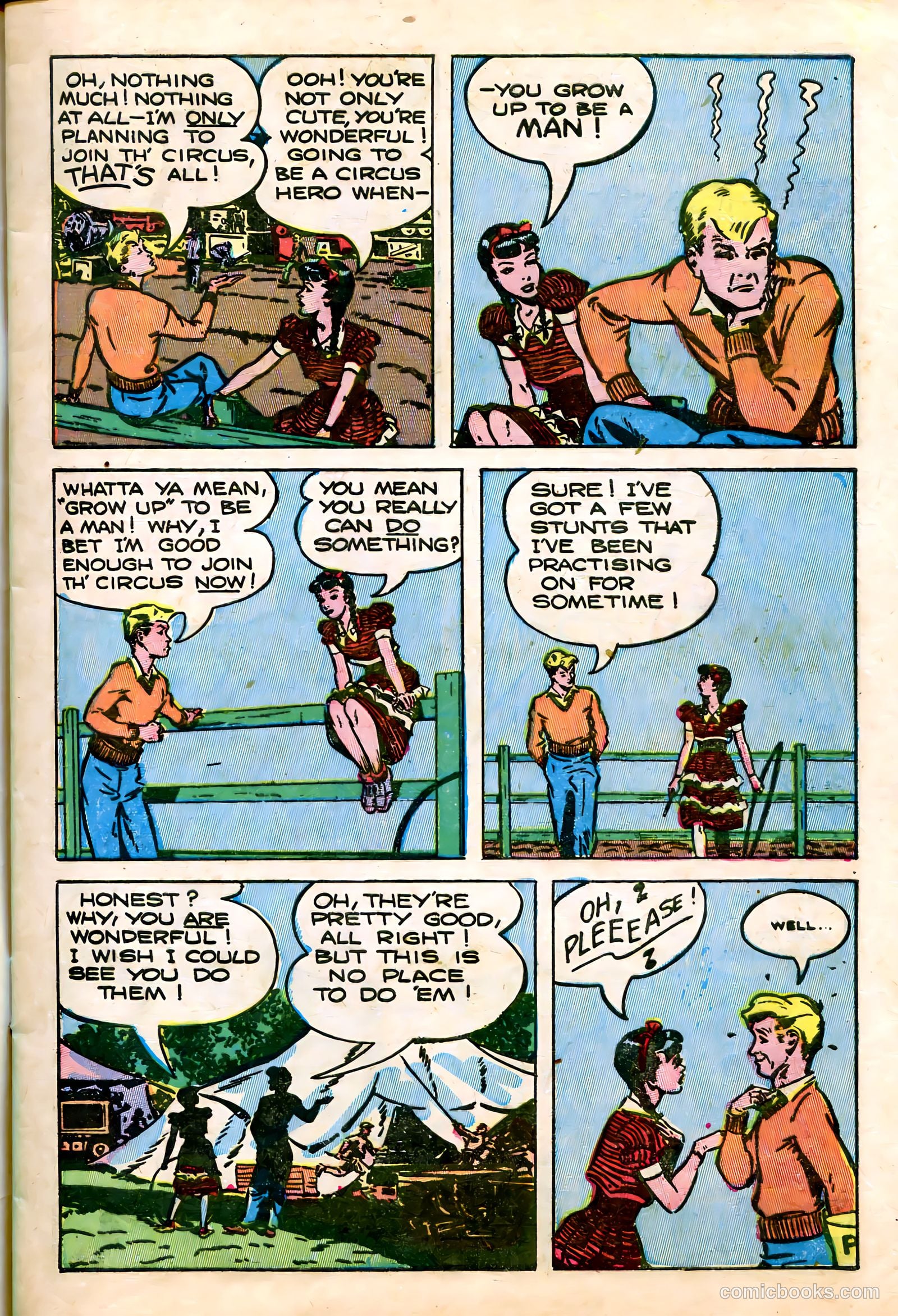 Tommy of the Big Top #11 — page 7 of 52