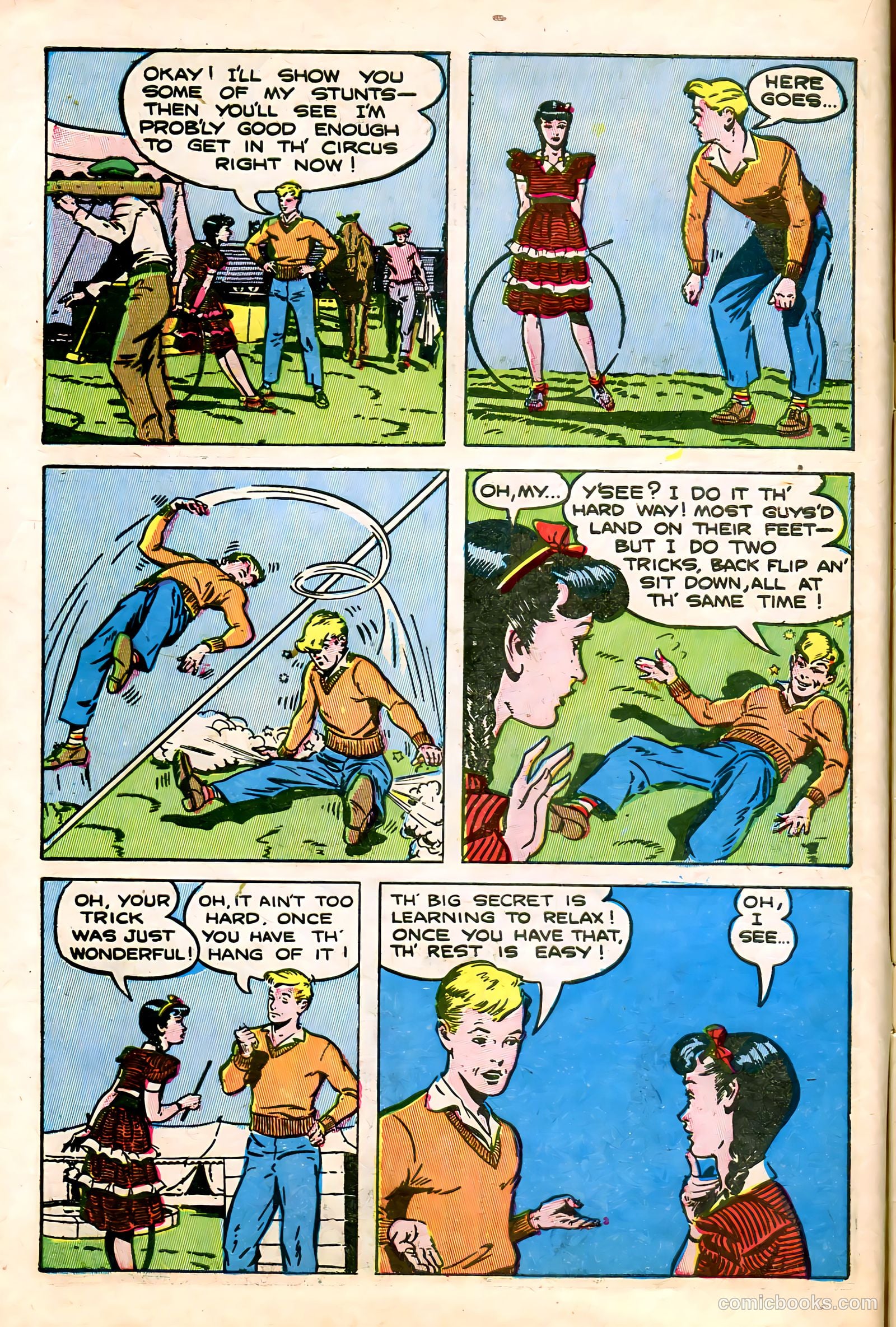 Tommy of the Big Top #11 — page 8 of 52