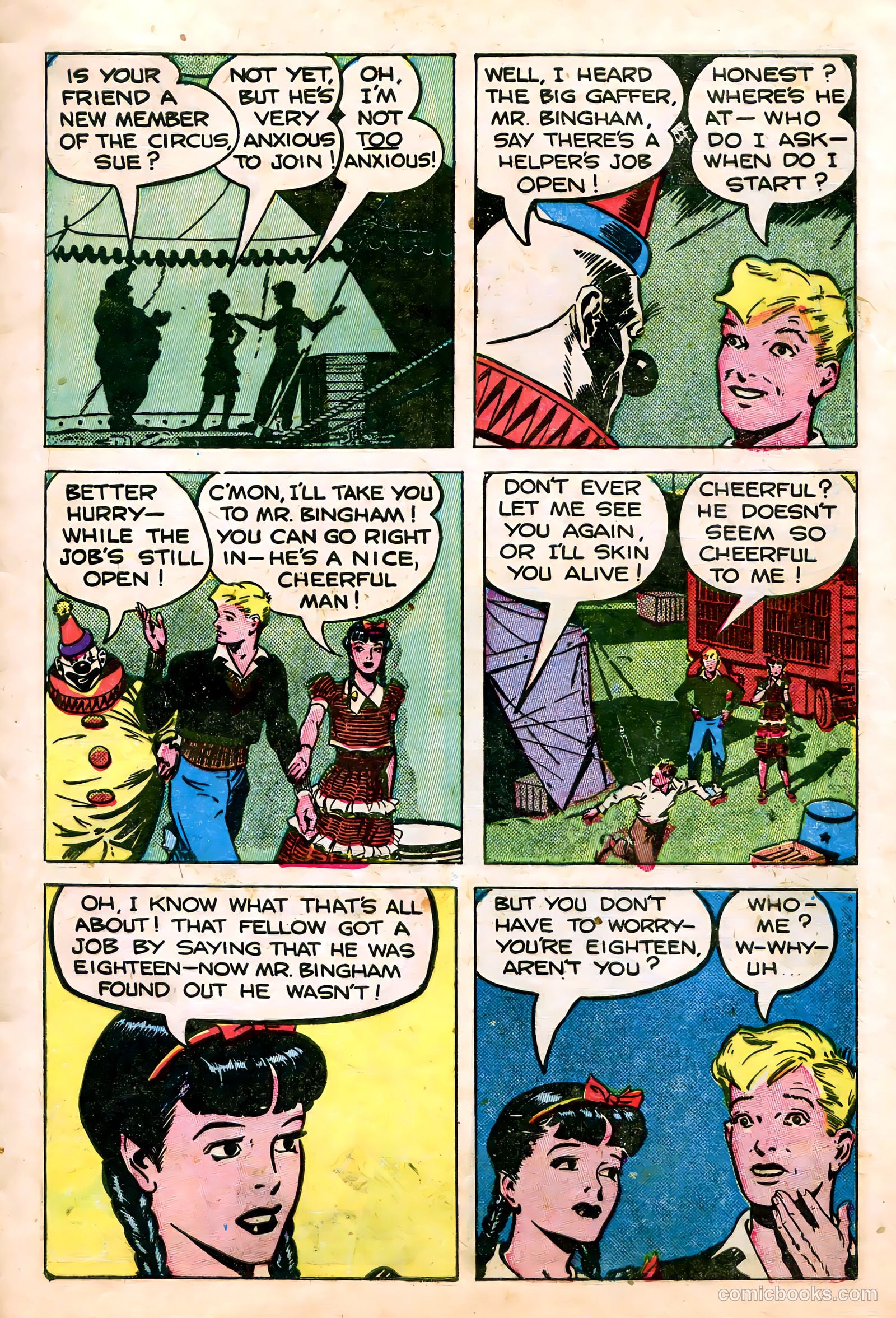 Tommy of the Big Top #11 — page 13 of 52