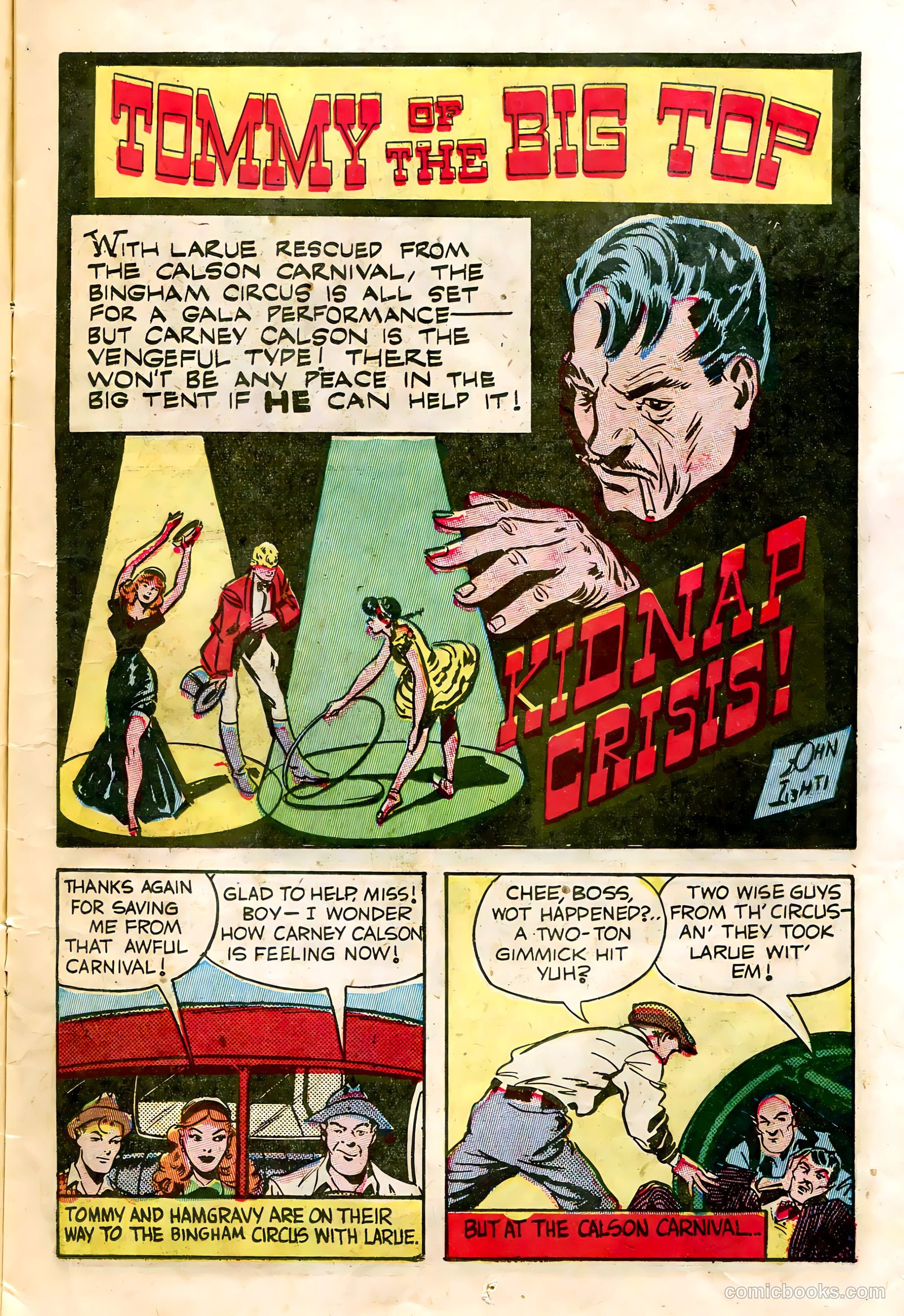 Tommy of the Big Top #12 — page 11 of 36