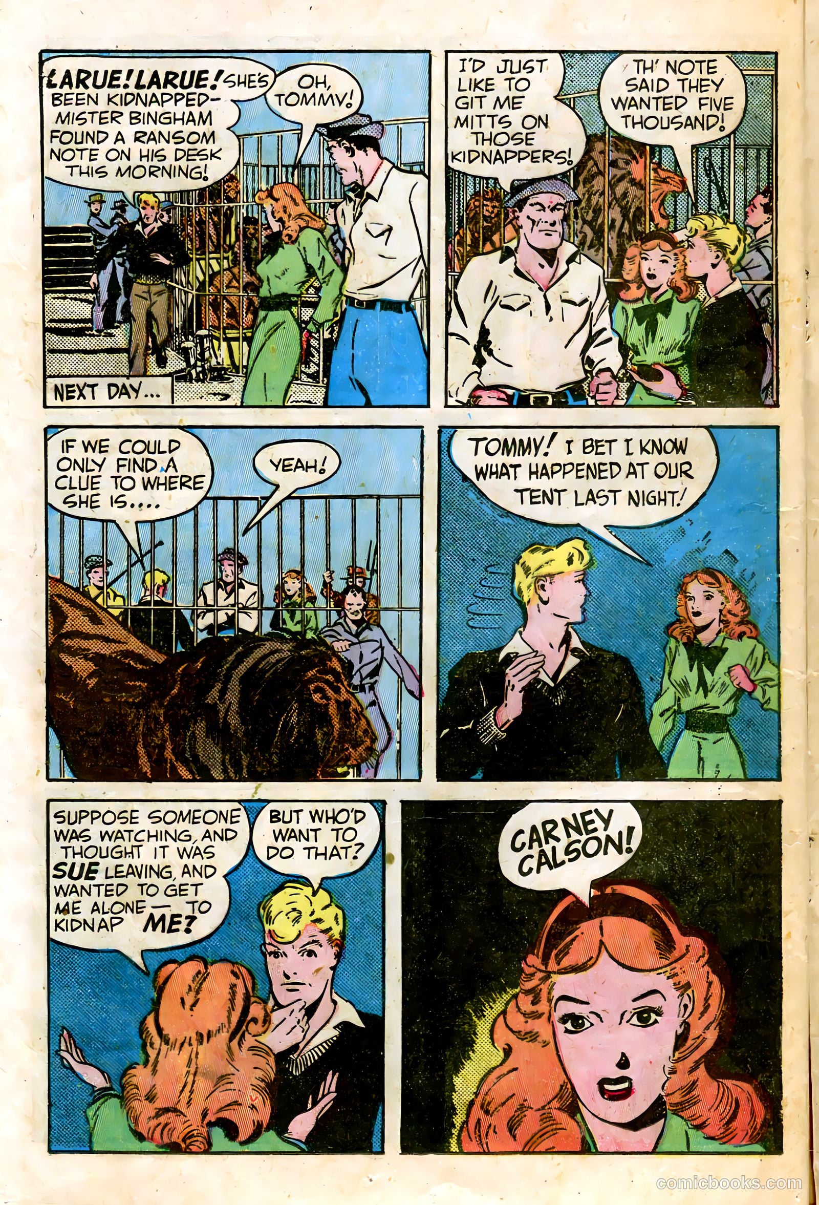Tommy of the Big Top #12 — page 16 of 36