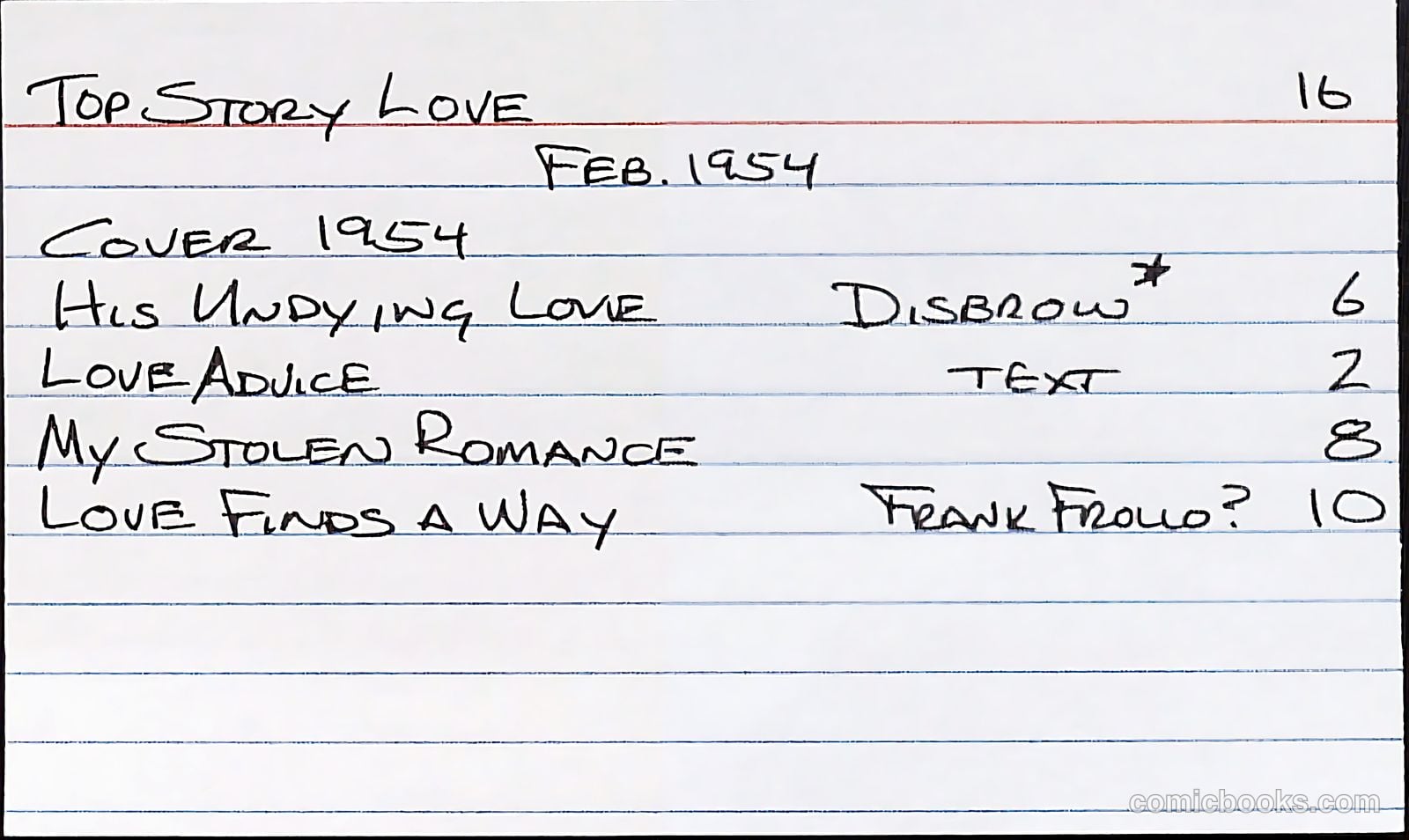 Top Love Stories #16 — page 37 of 37