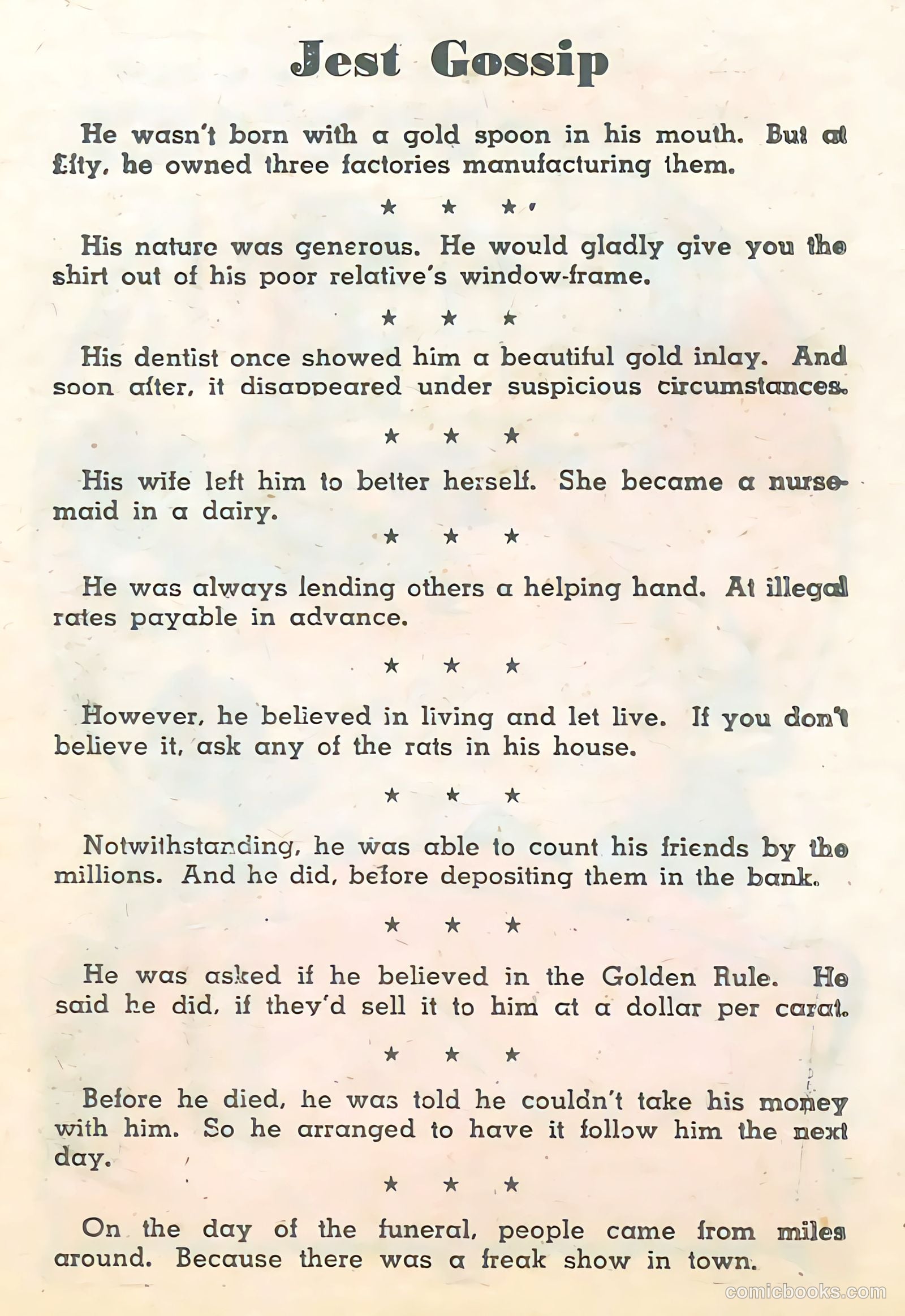 Tops In Humor #1 — page 18 of 69