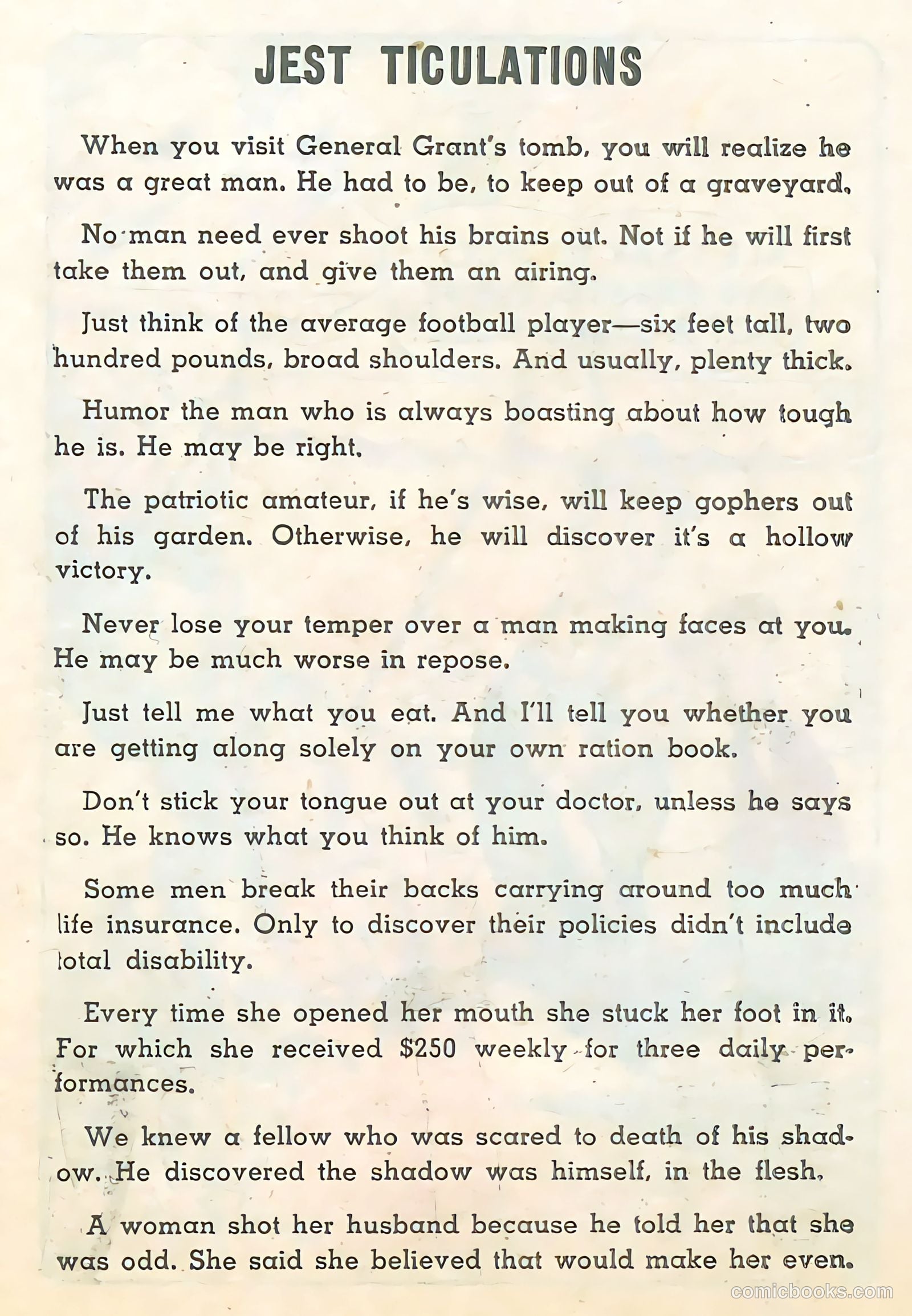 Tops In Humor #1 — page 22 of 69