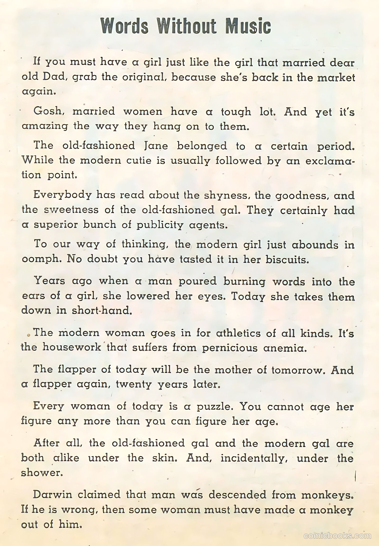 Tops In Humor #1 — page 59 of 69