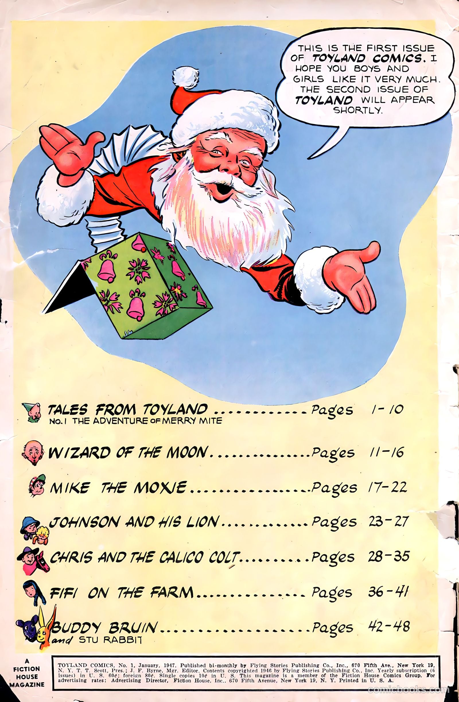 Toyland Comics #1 — page 2 of 52