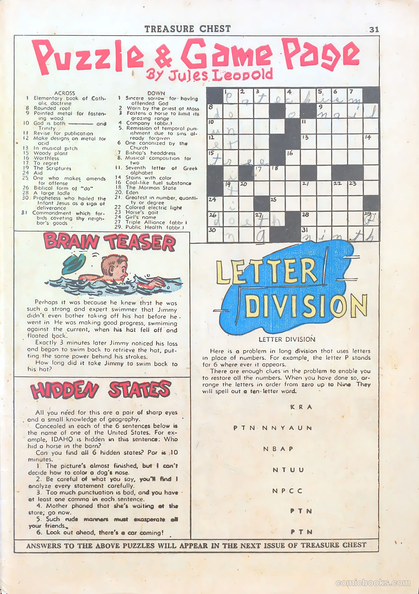Treasure Chest Summer Edition #2 — page 31 of 32