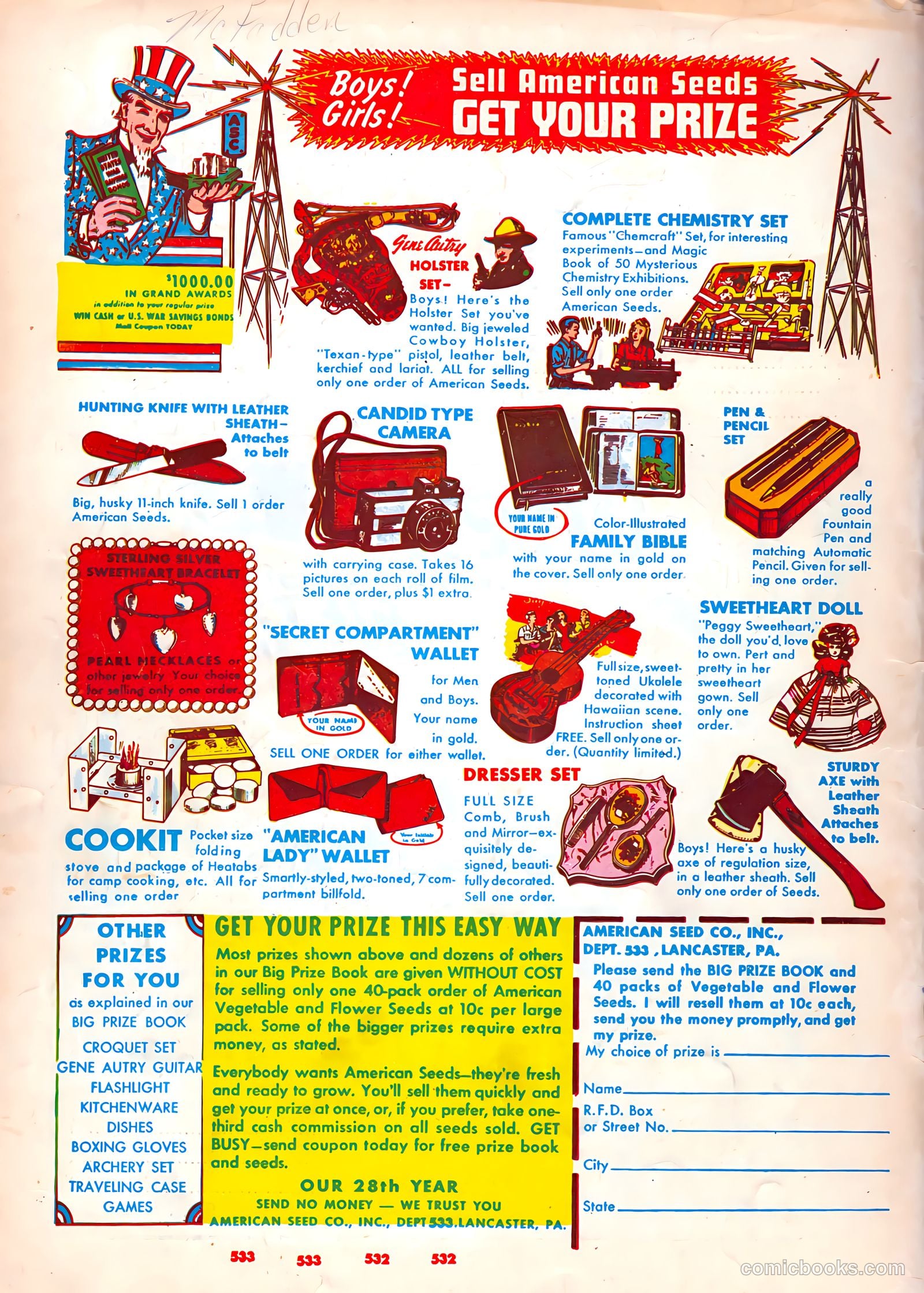 Treasure Comics #5 — page 52 of 52