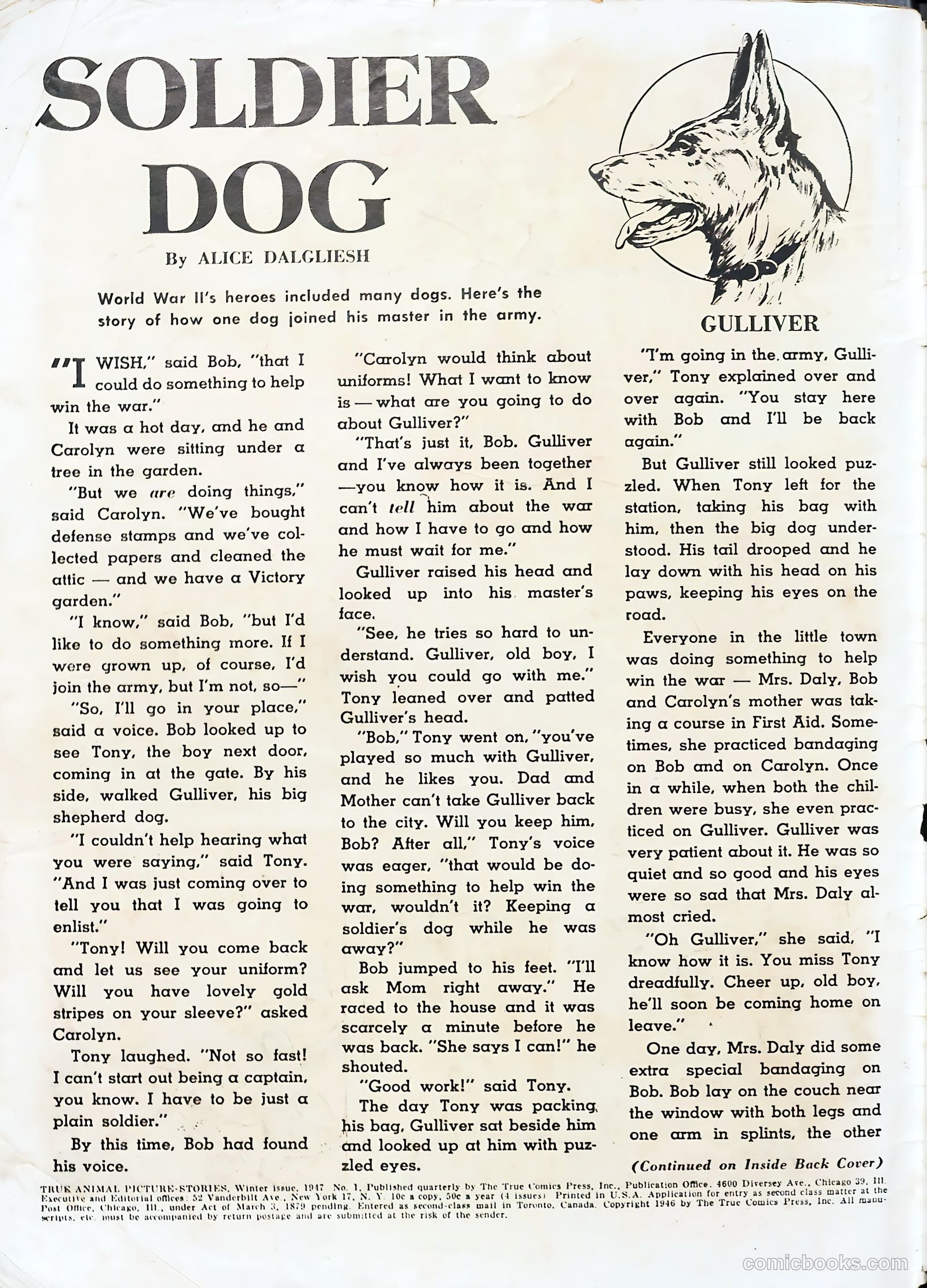 True Animal Picture-Stories #1 — page 2 of 37