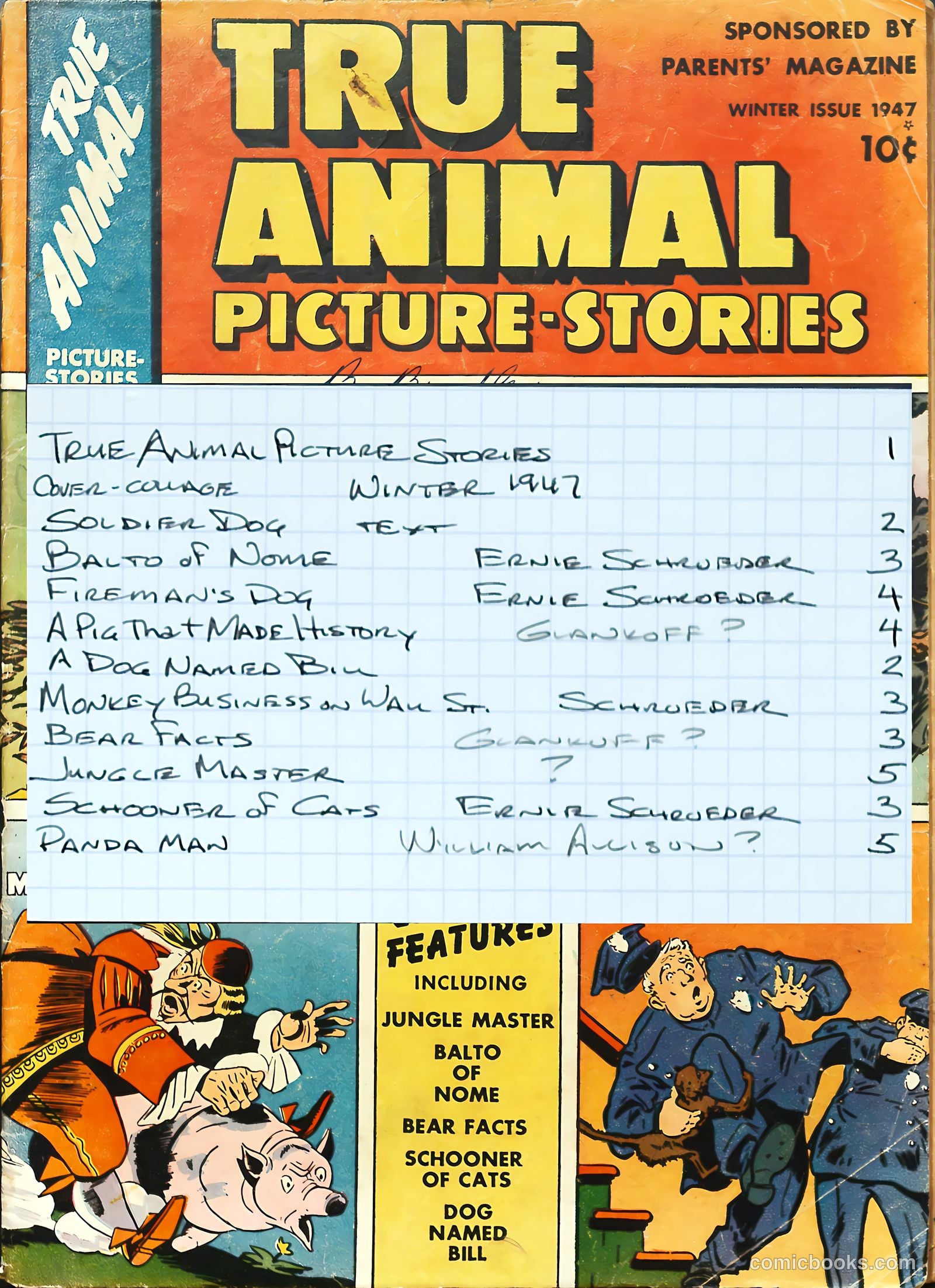 True Animal Picture-Stories #1 — page 37 of 37