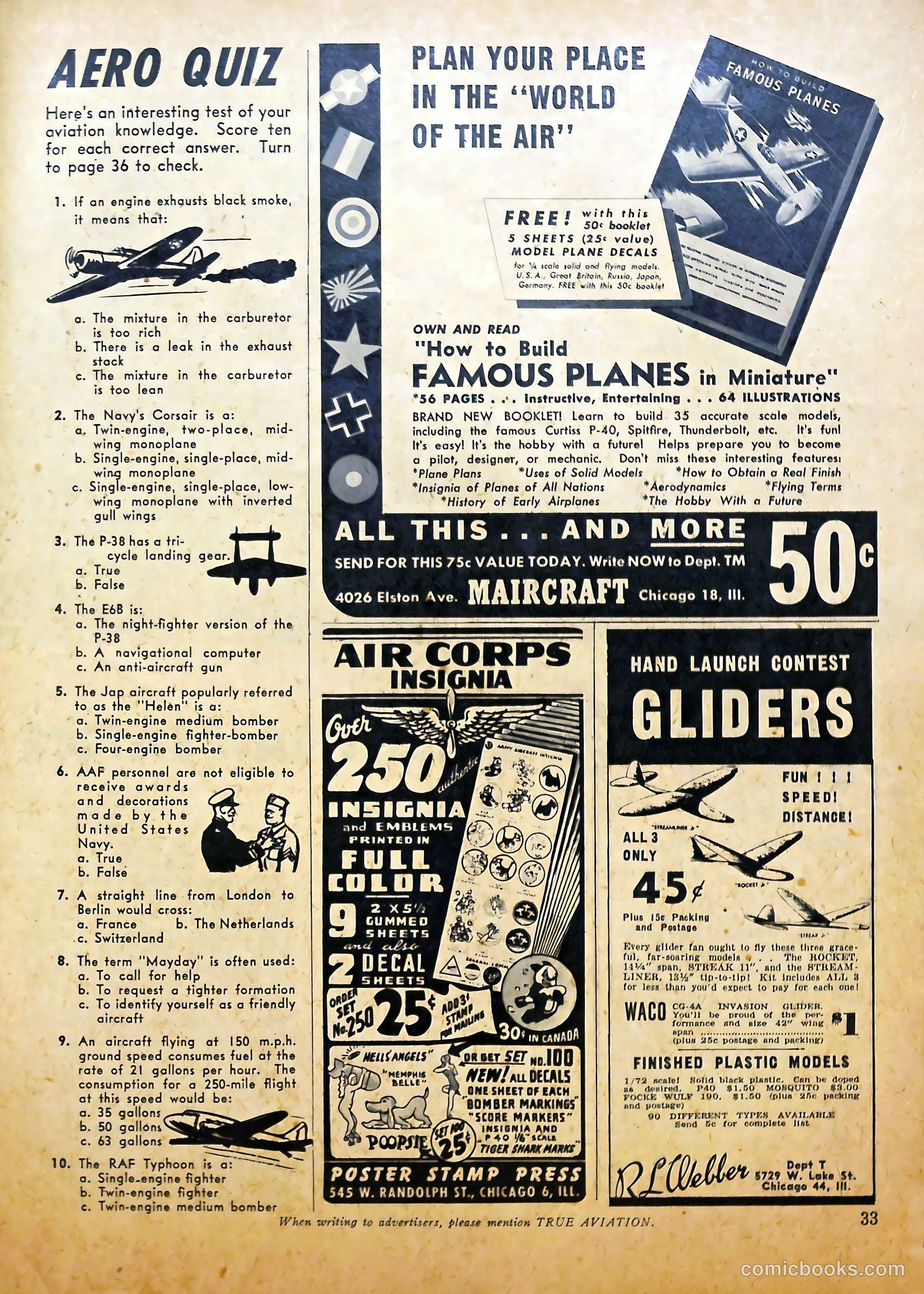 True Aviation Picture-Stories #10 — page 33 of 52