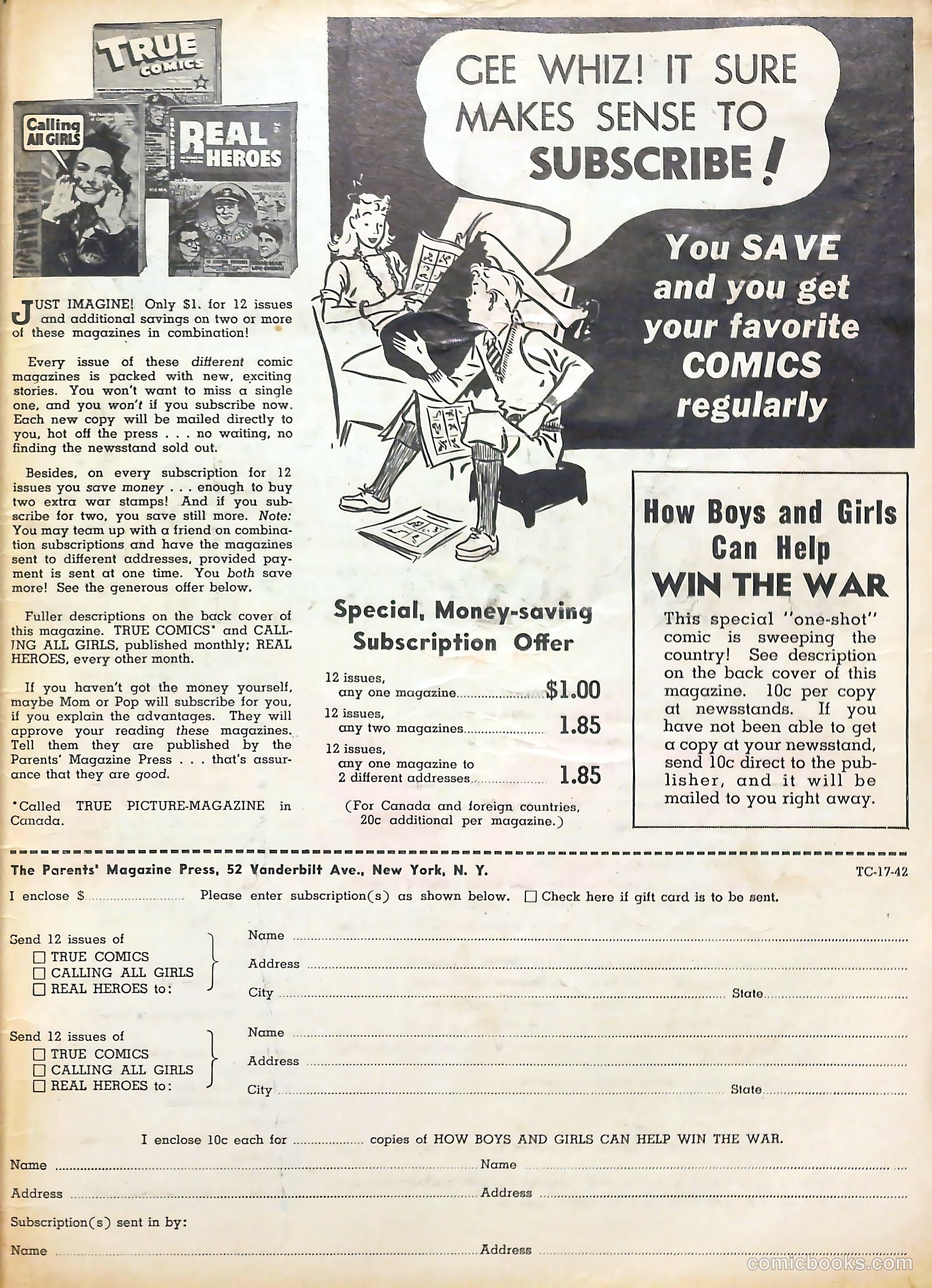 True Comics #17 — page 66 of 67
