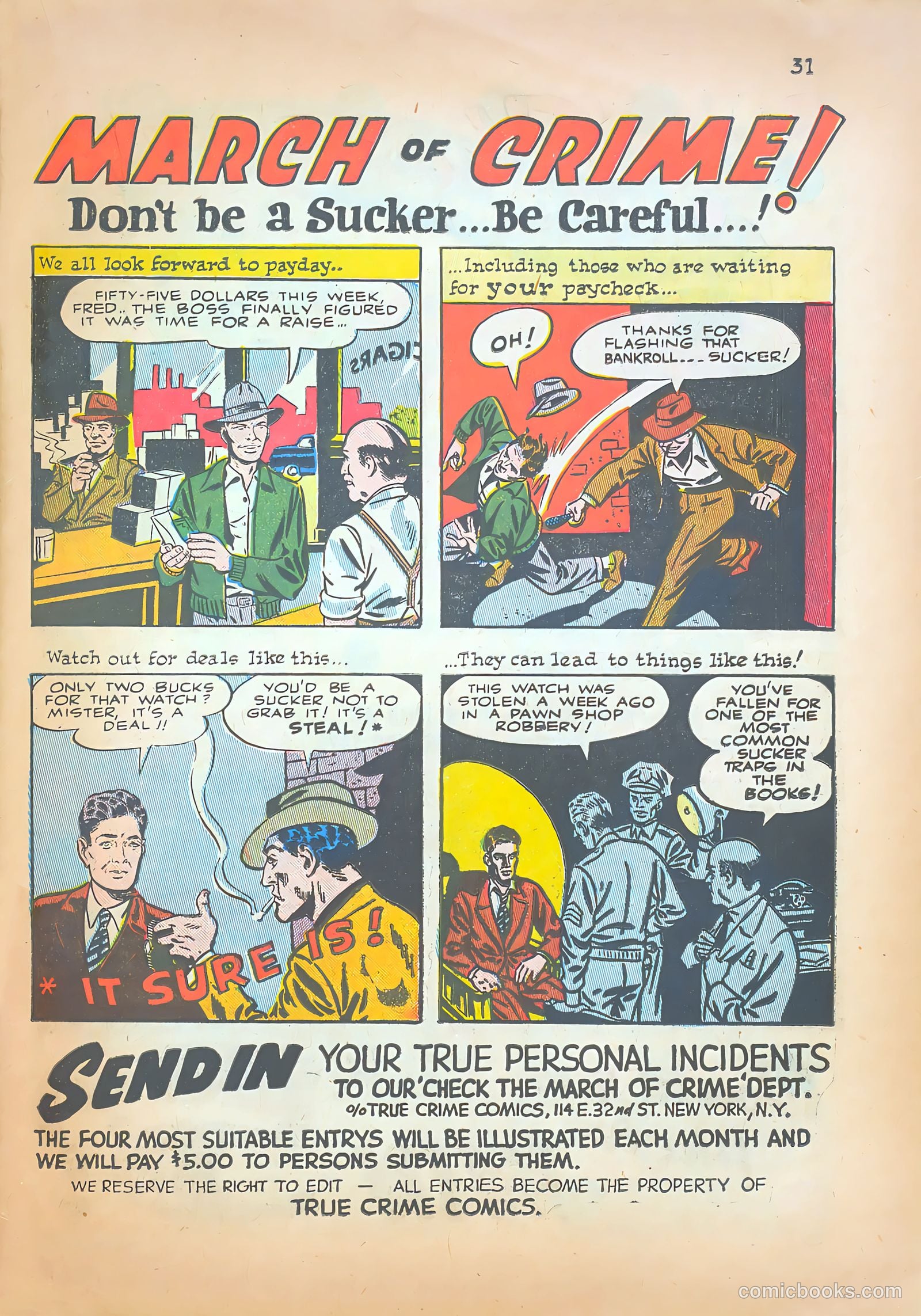 True Crime Comics #1 — page 31 of 52