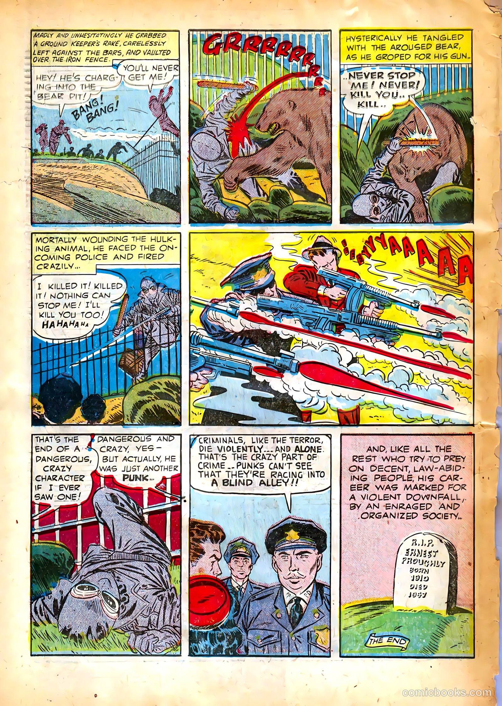 True Crime Comics #9 — page 34 of 36
