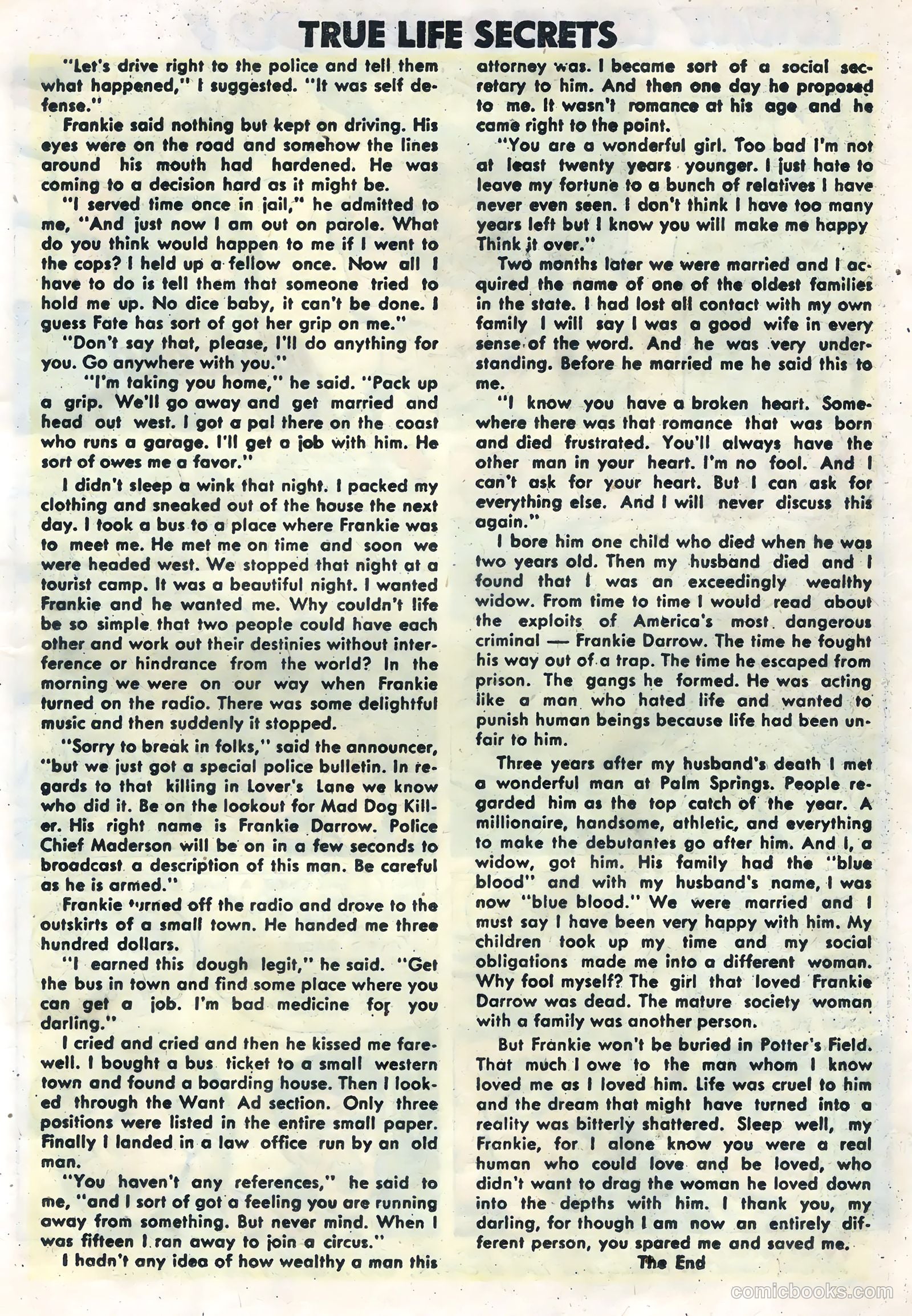 True Life Secrets #15 — page 19 of 36