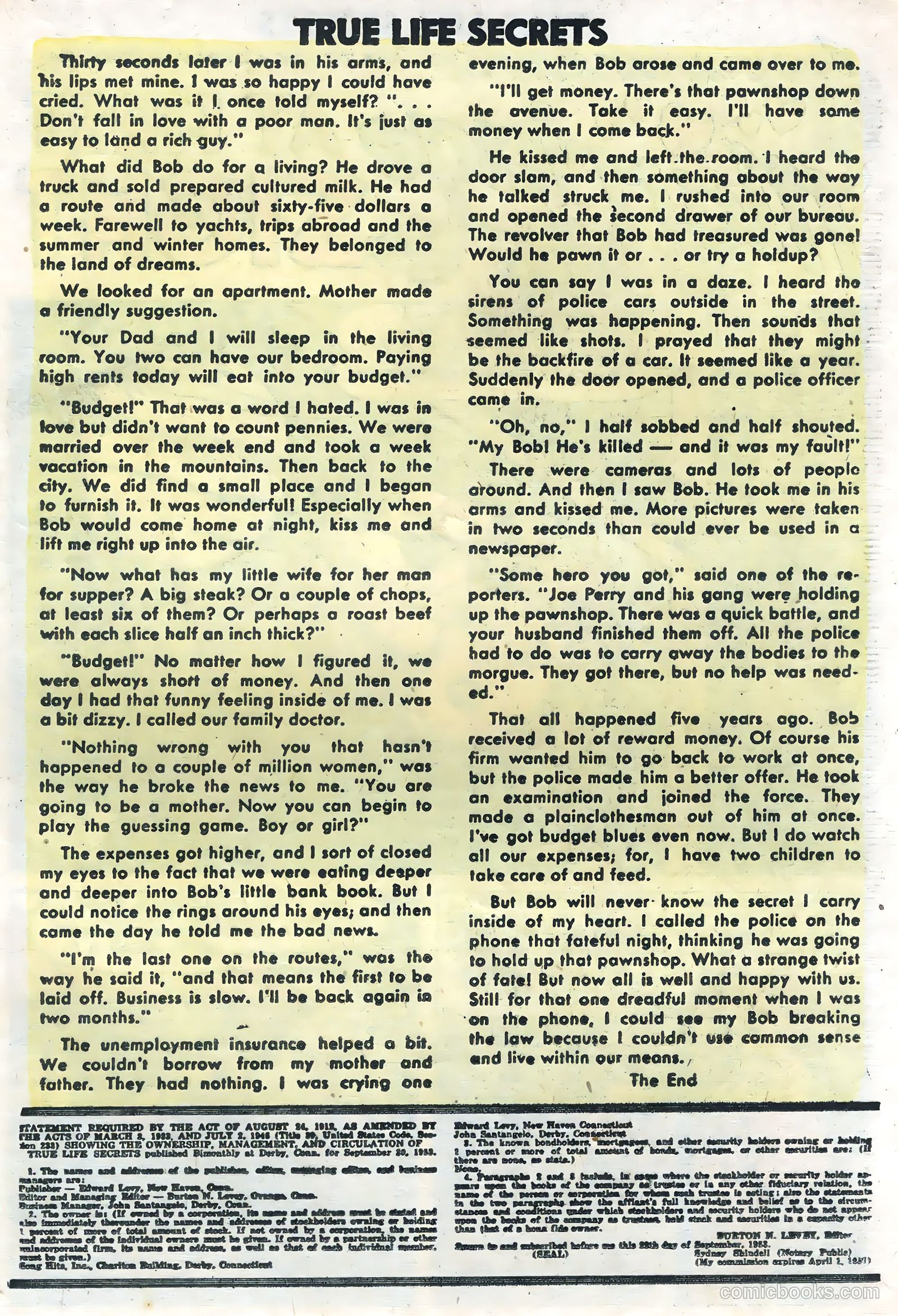 True Life Secrets #18 — page 19 of 36