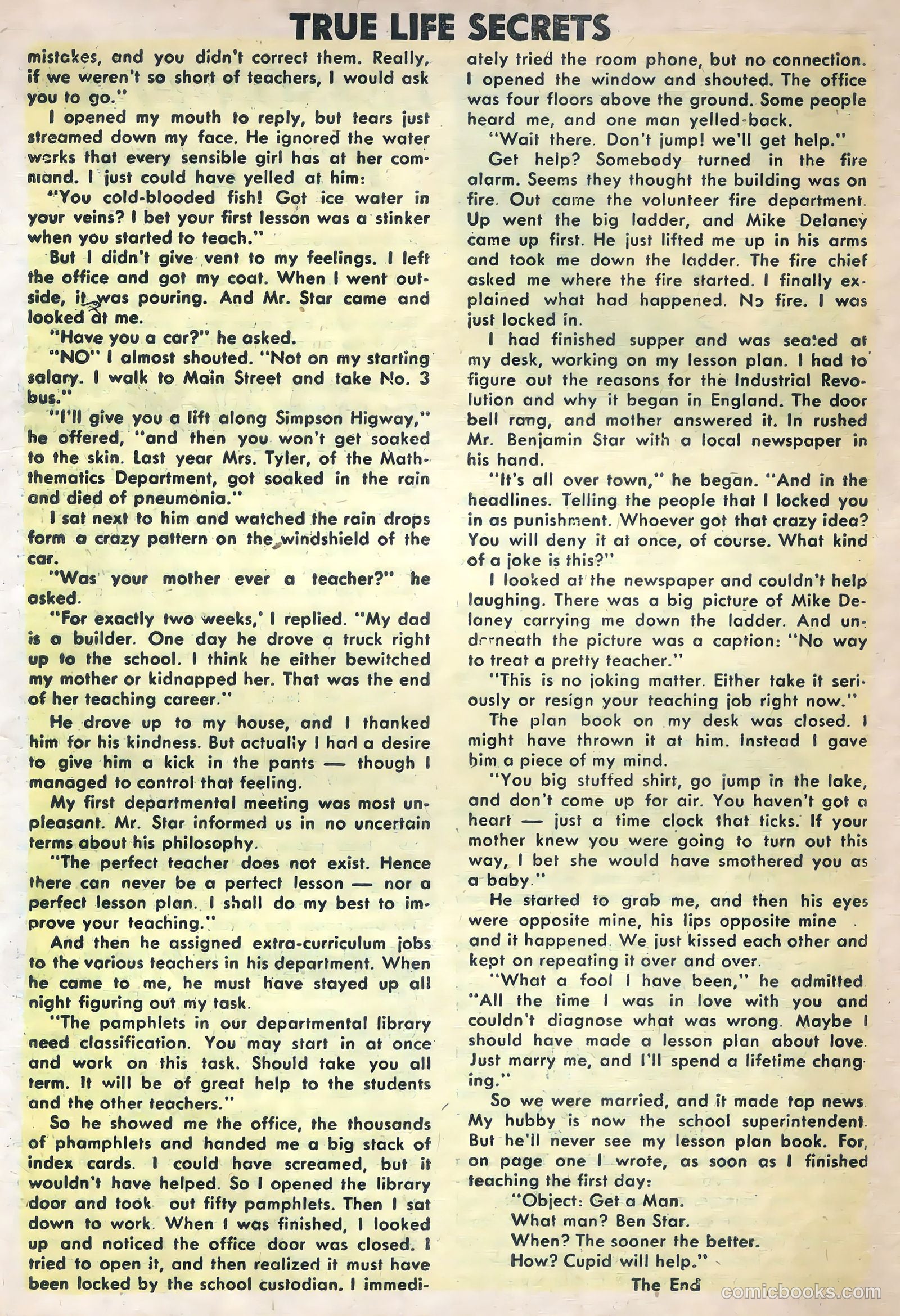 True Life Secrets #20 — page 22 of 36