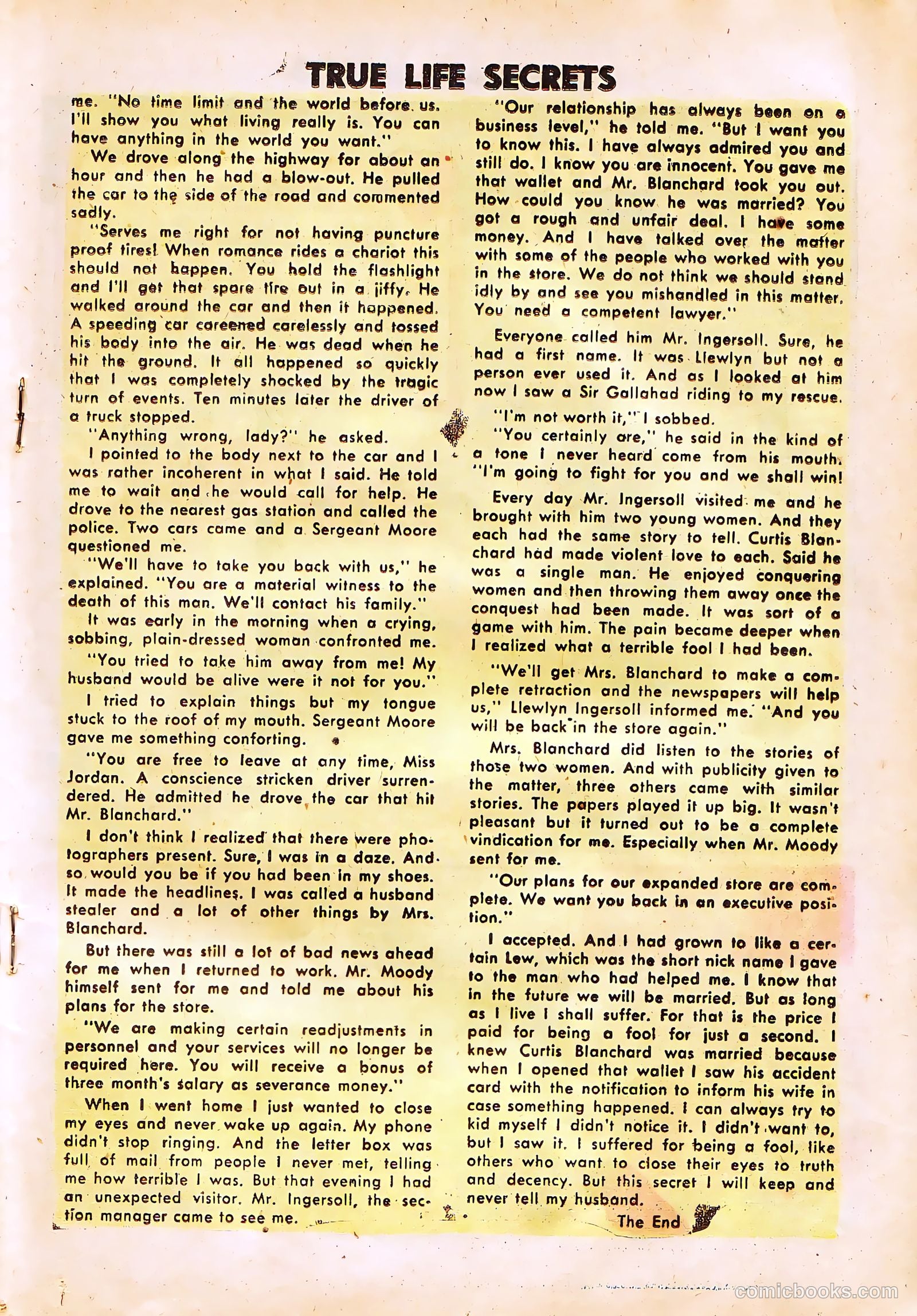 True Life Secrets #23 — page 19 of 36