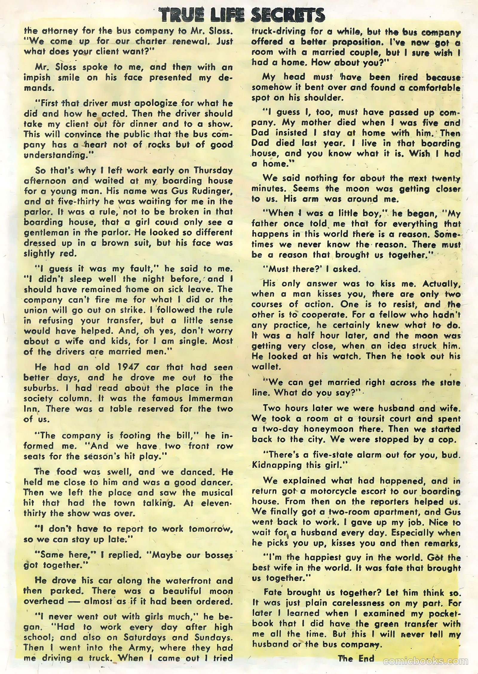 True Life Secrets #25 — page 19 of 36