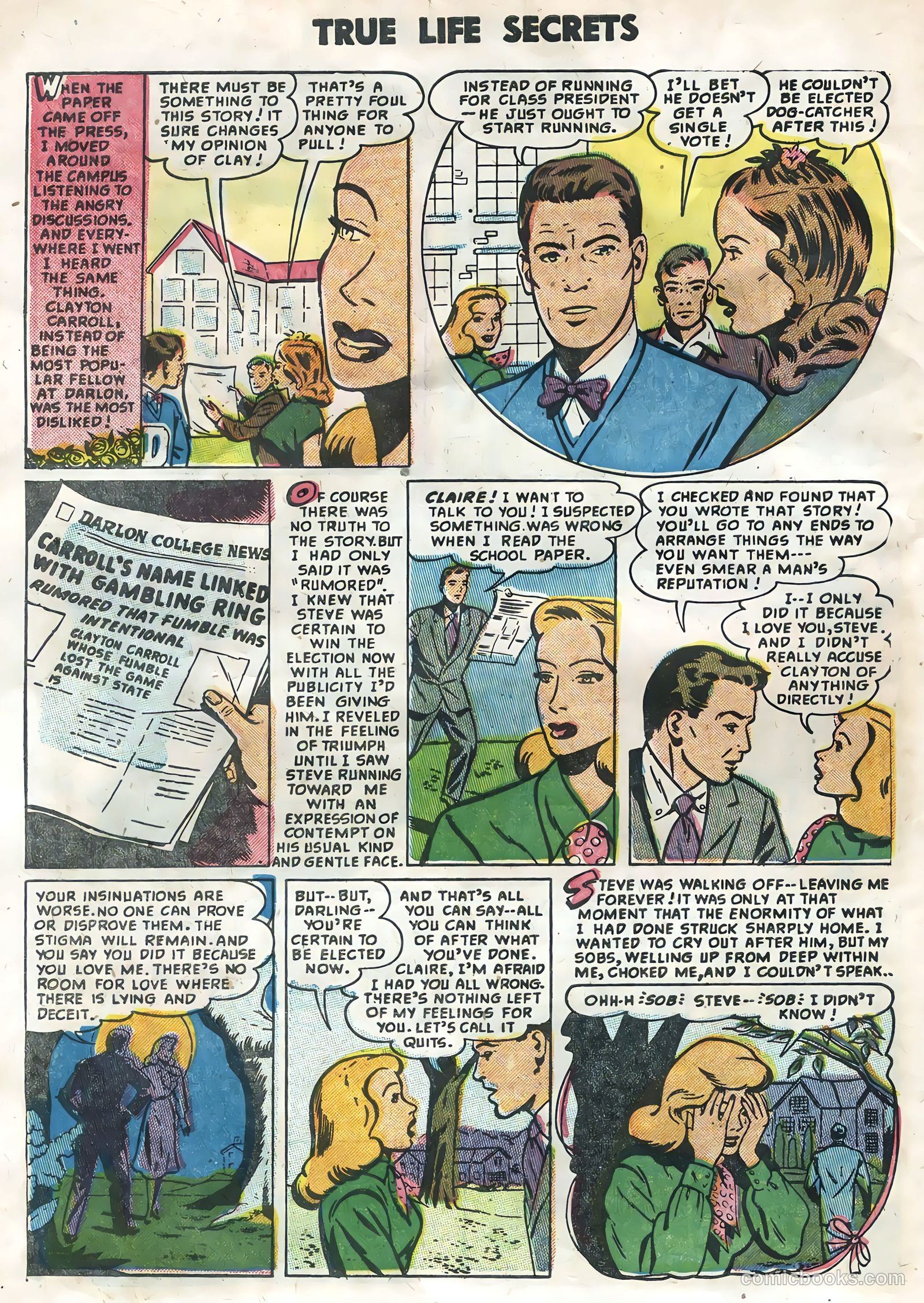 True Life Secrets #26 — page 30 of 36
