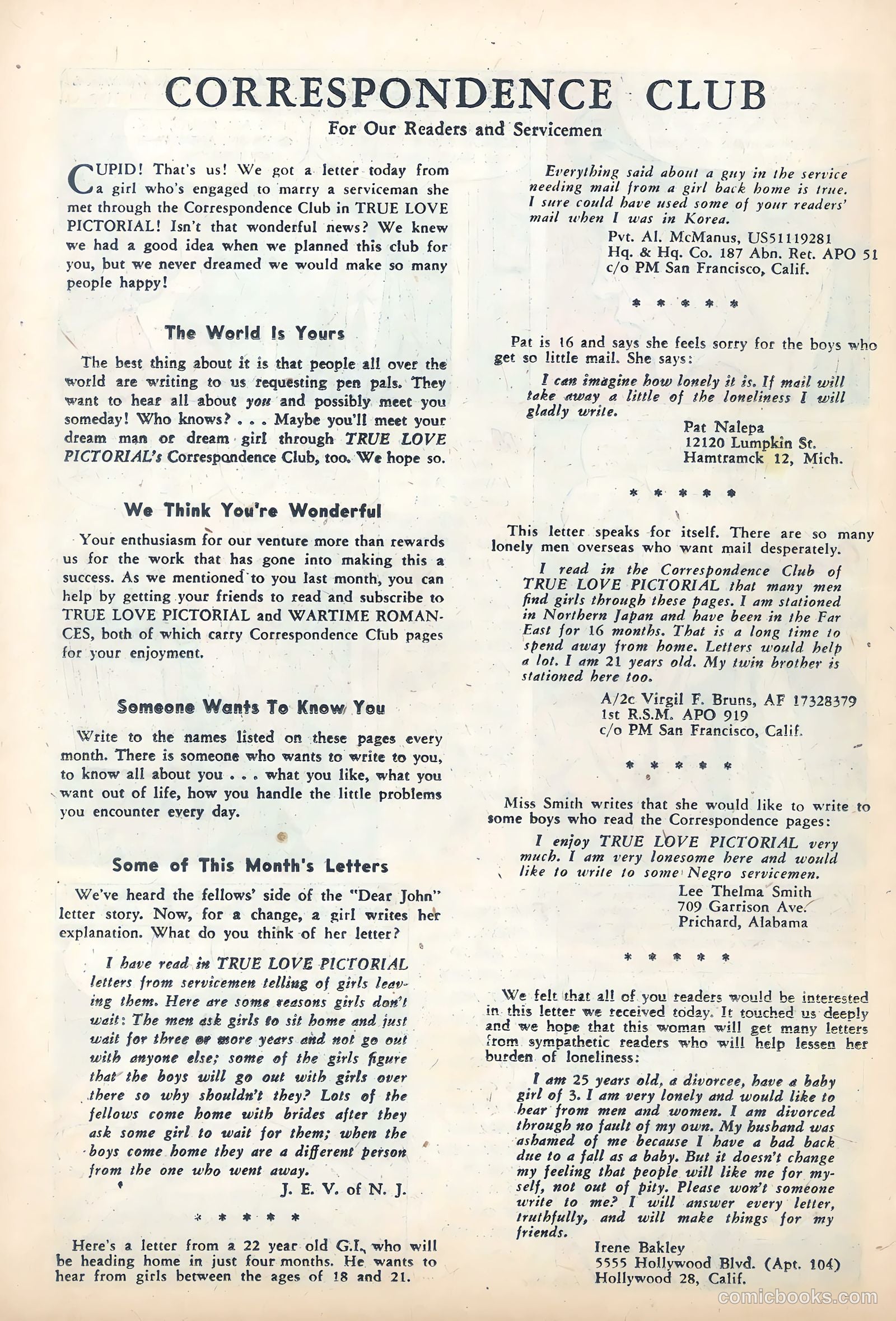 True Love Pictorial #6 — page 22 of 36