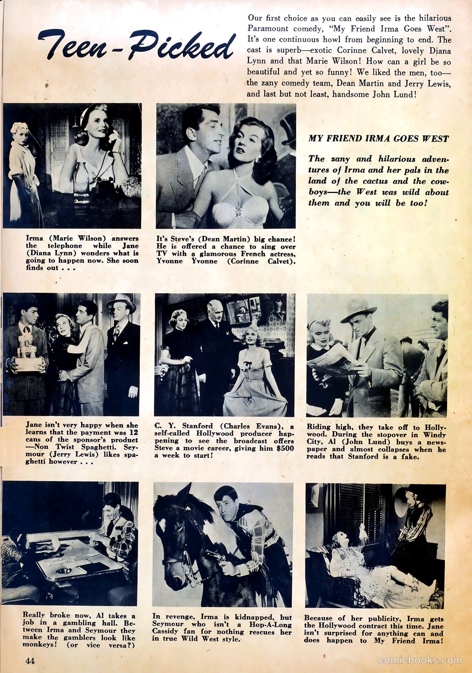 True Movie and Television #1 — page 44 of 52