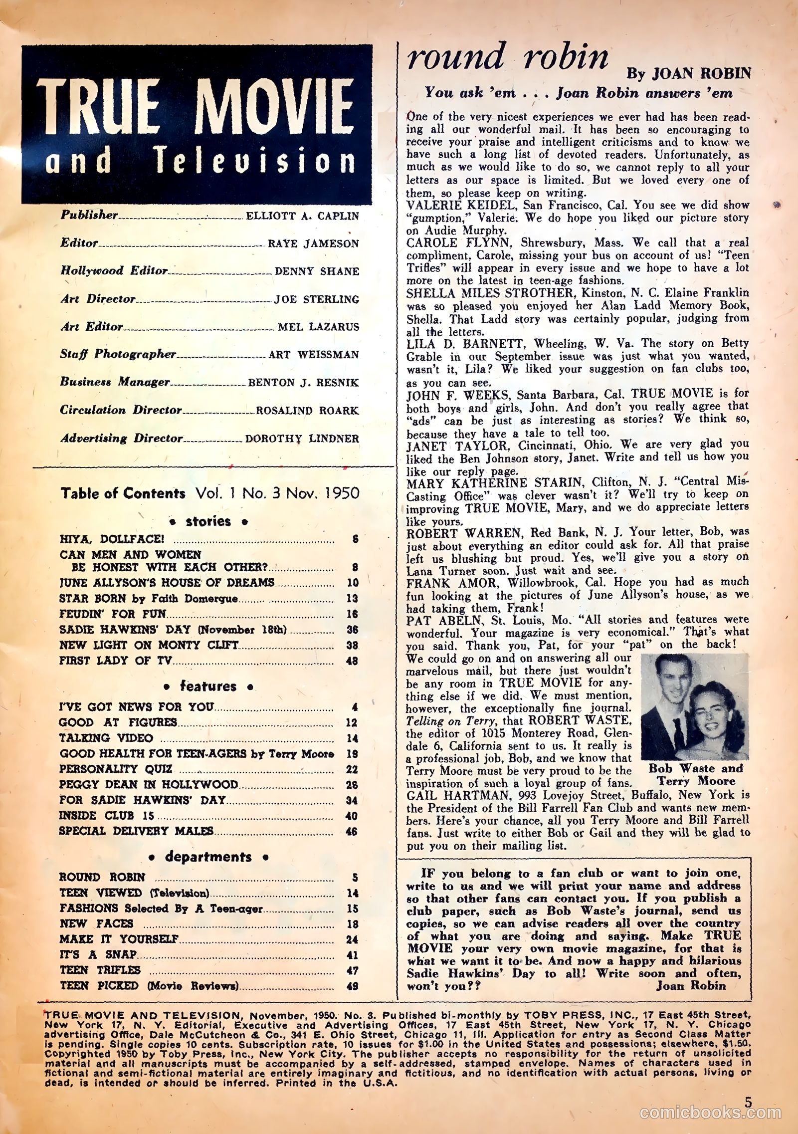 True Movie and Television #3 — page 5 of 52