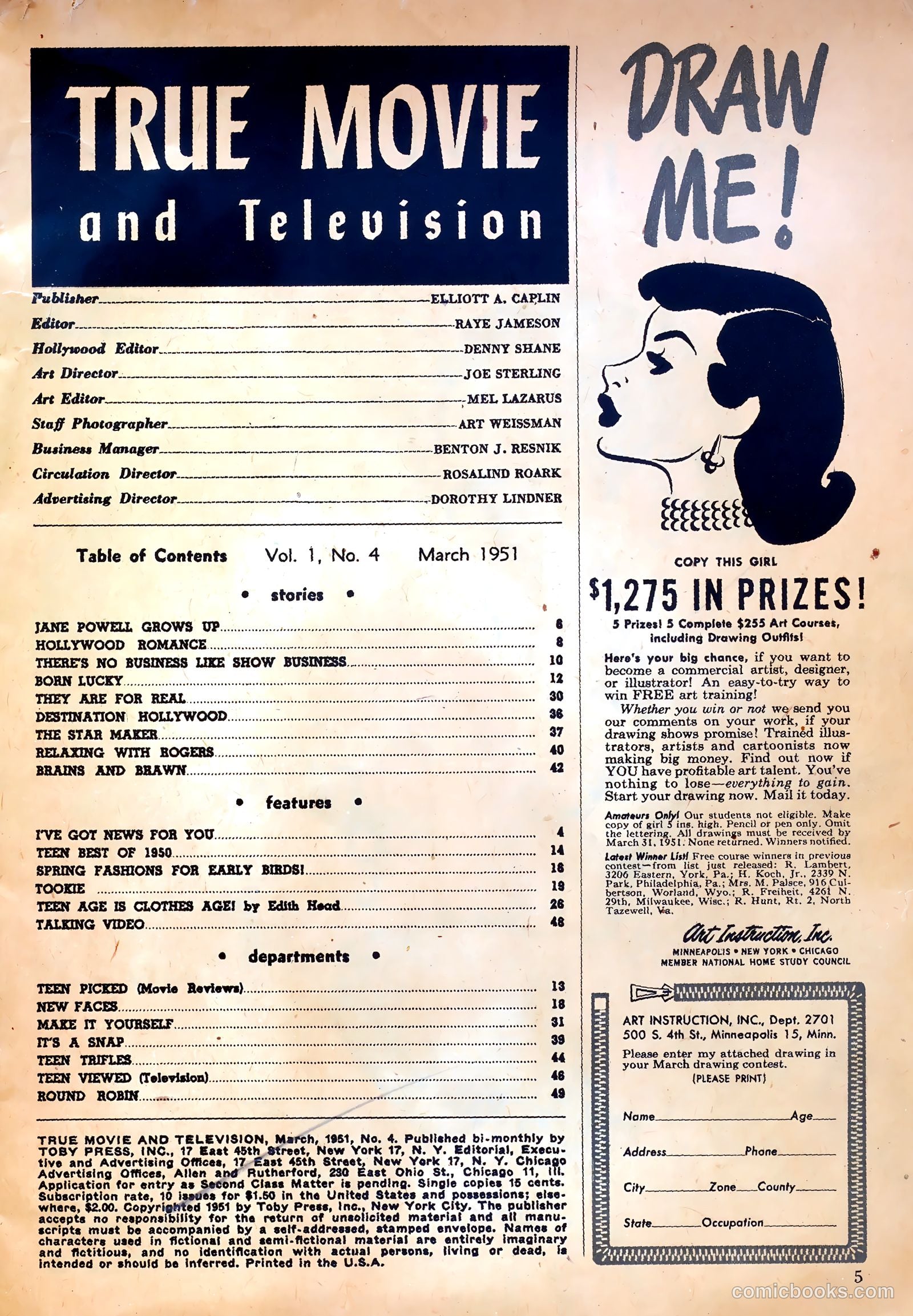 True Movie and Television #4 — page 5 of 52