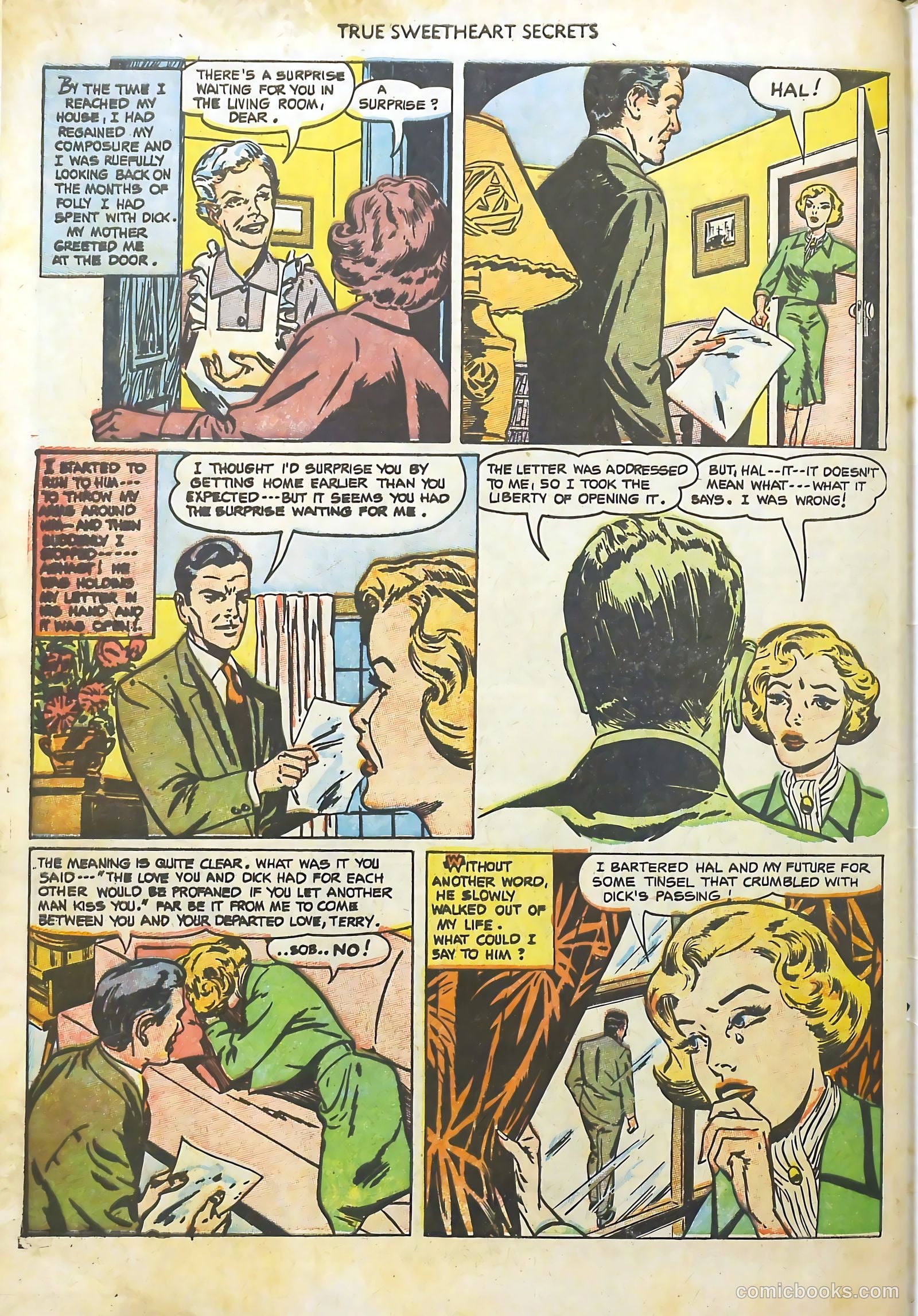 True Sweetheart Secrets #10 — page 34 of 36