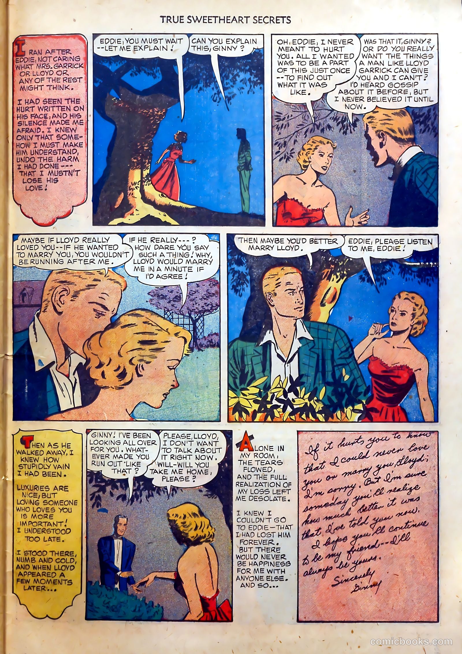 True Sweetheart Secrets #2 — page 33 of 36
