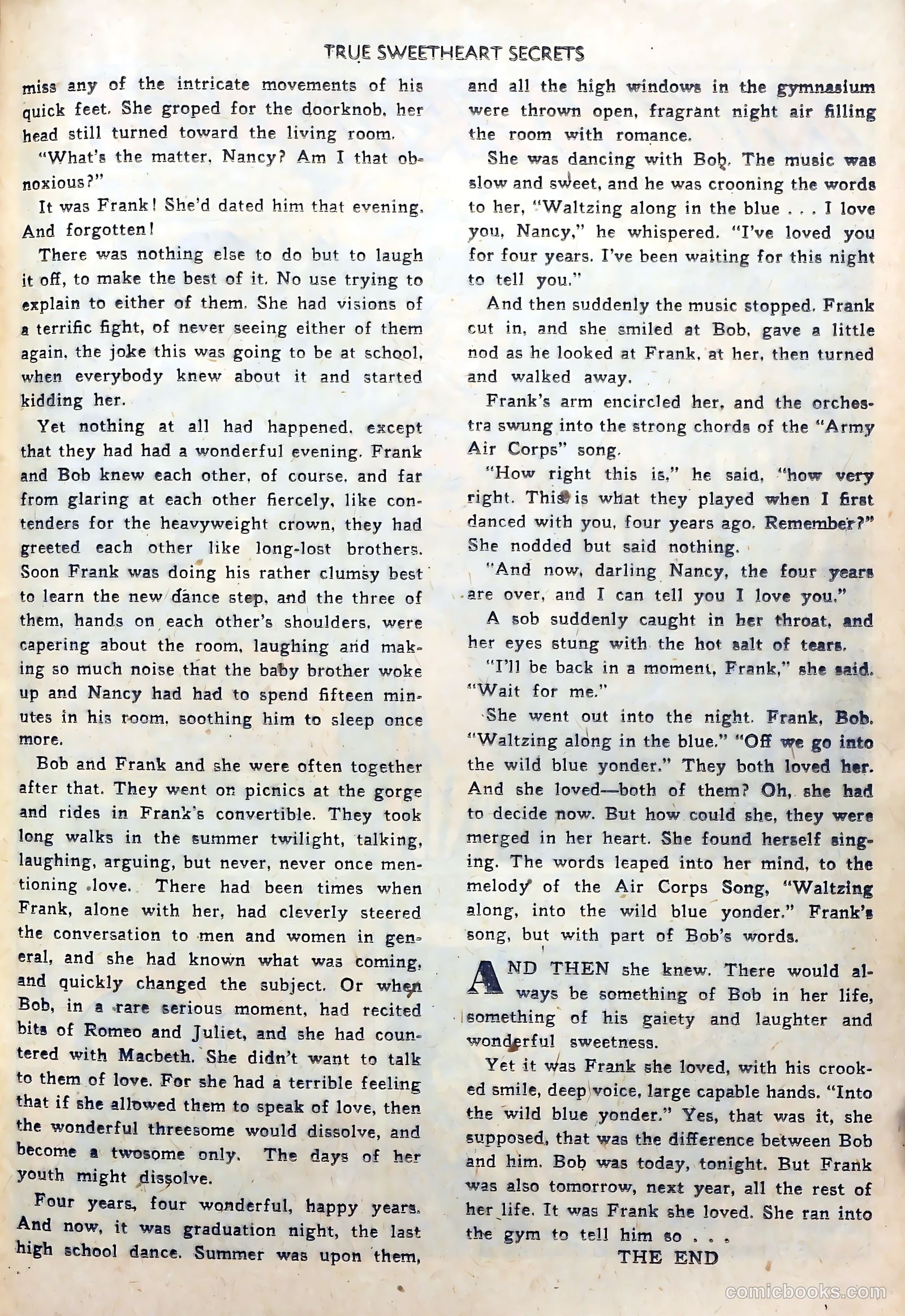 True Sweetheart Secrets #6 — page 25 of 36
