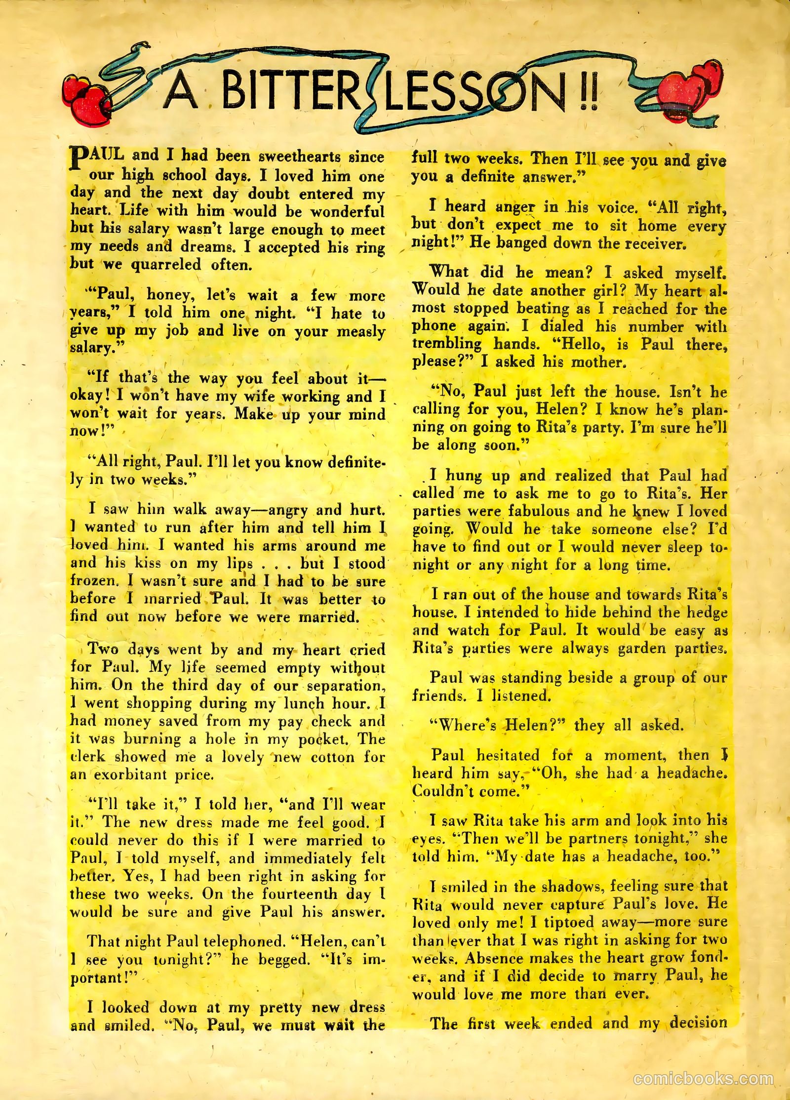 True-to-Life Romances #7 — page 13 of 36