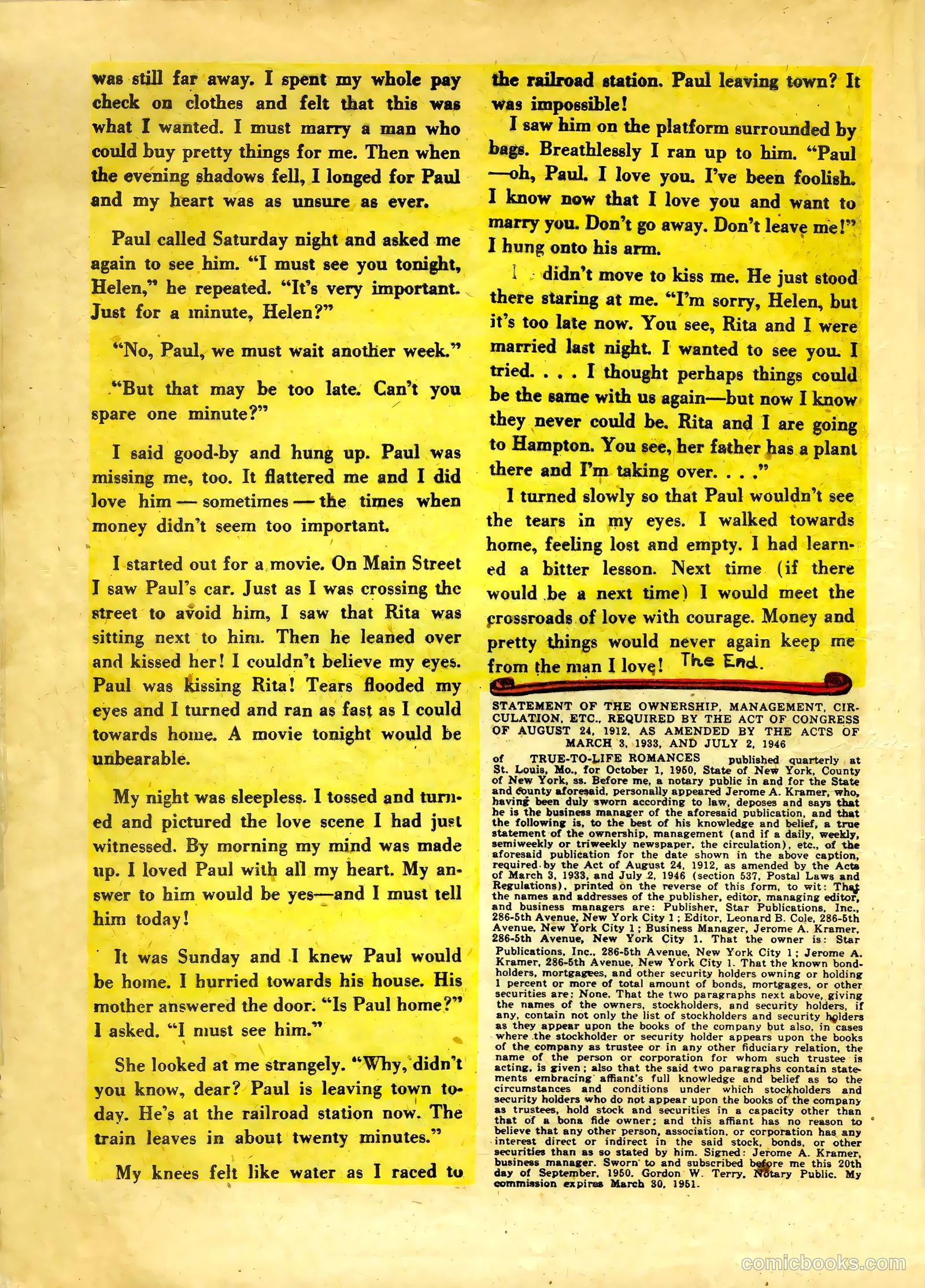 True-to-Life Romances #7 — page 14 of 36