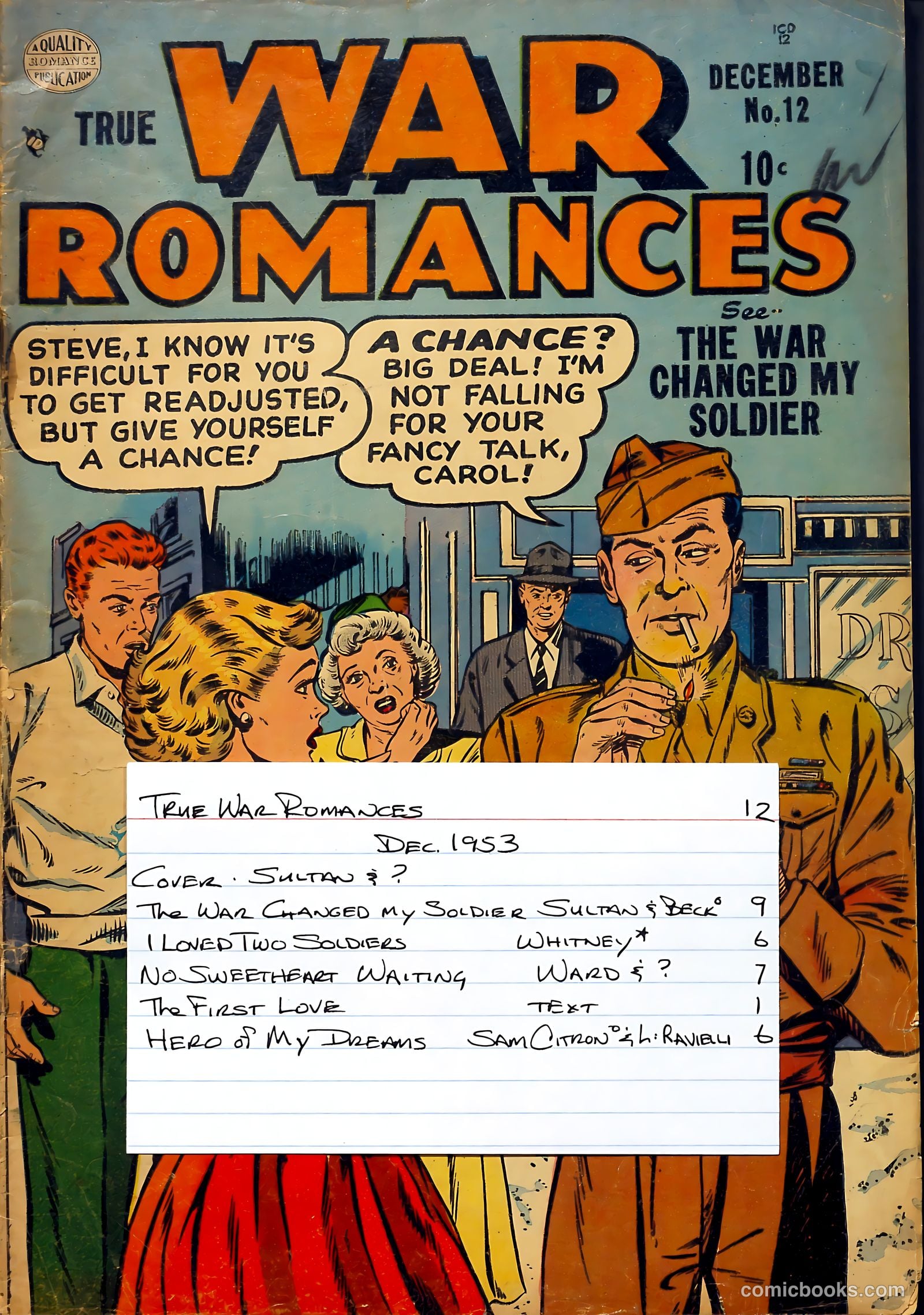 True War Romances #12 — page 37 of 37