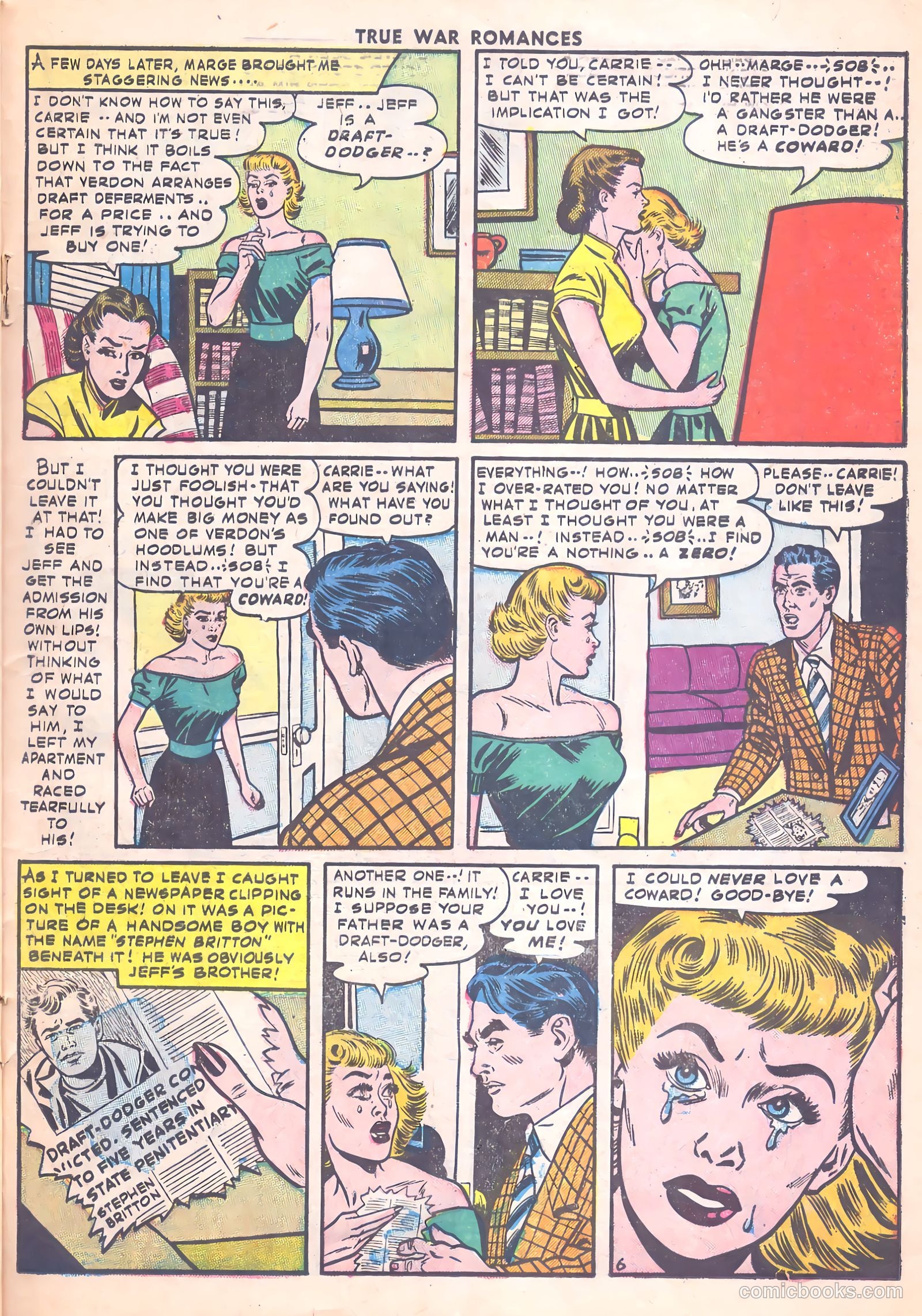 True War Romances #13 — page 23 of 36