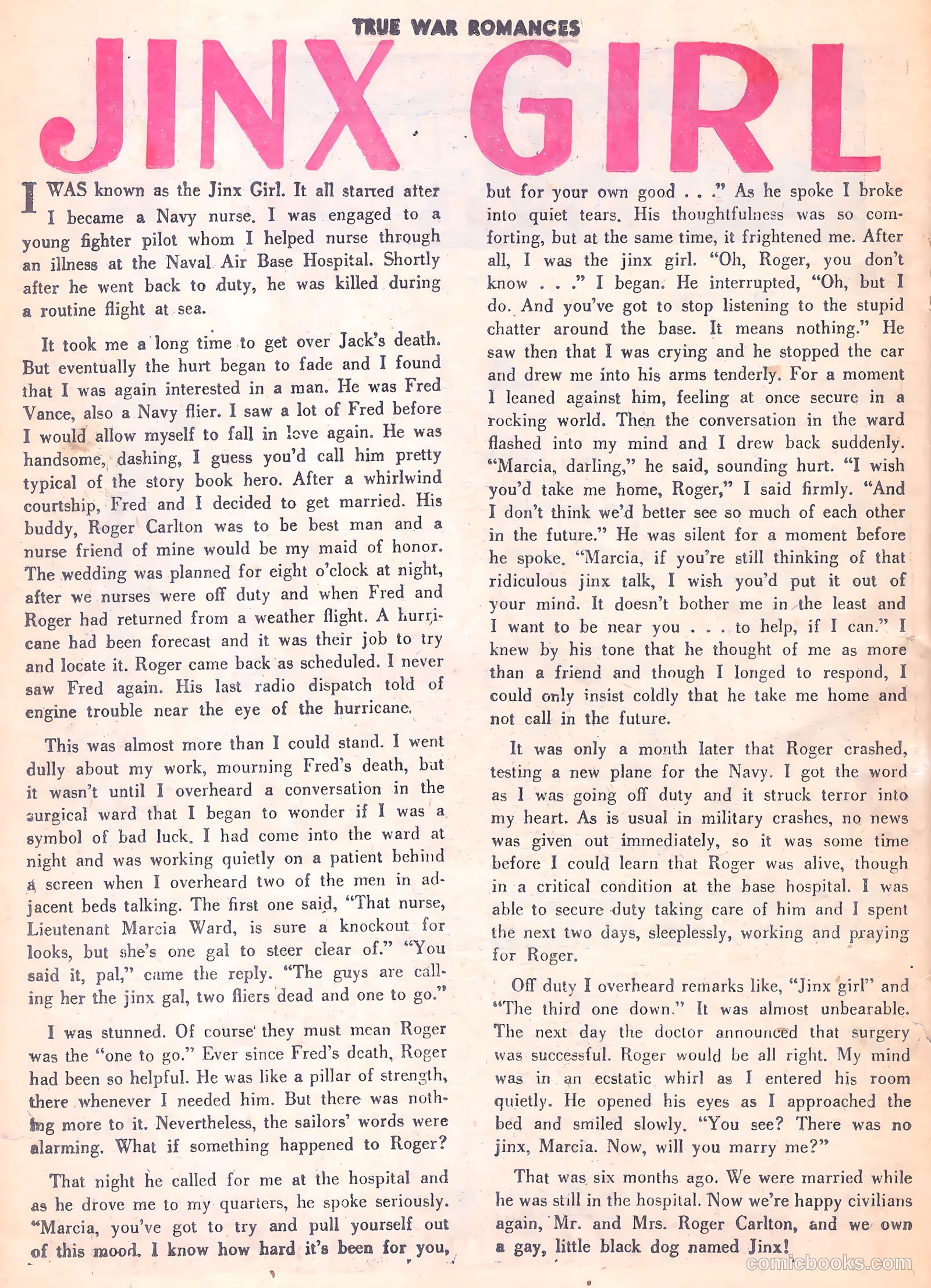 True War Romances #13 — page 26 of 36