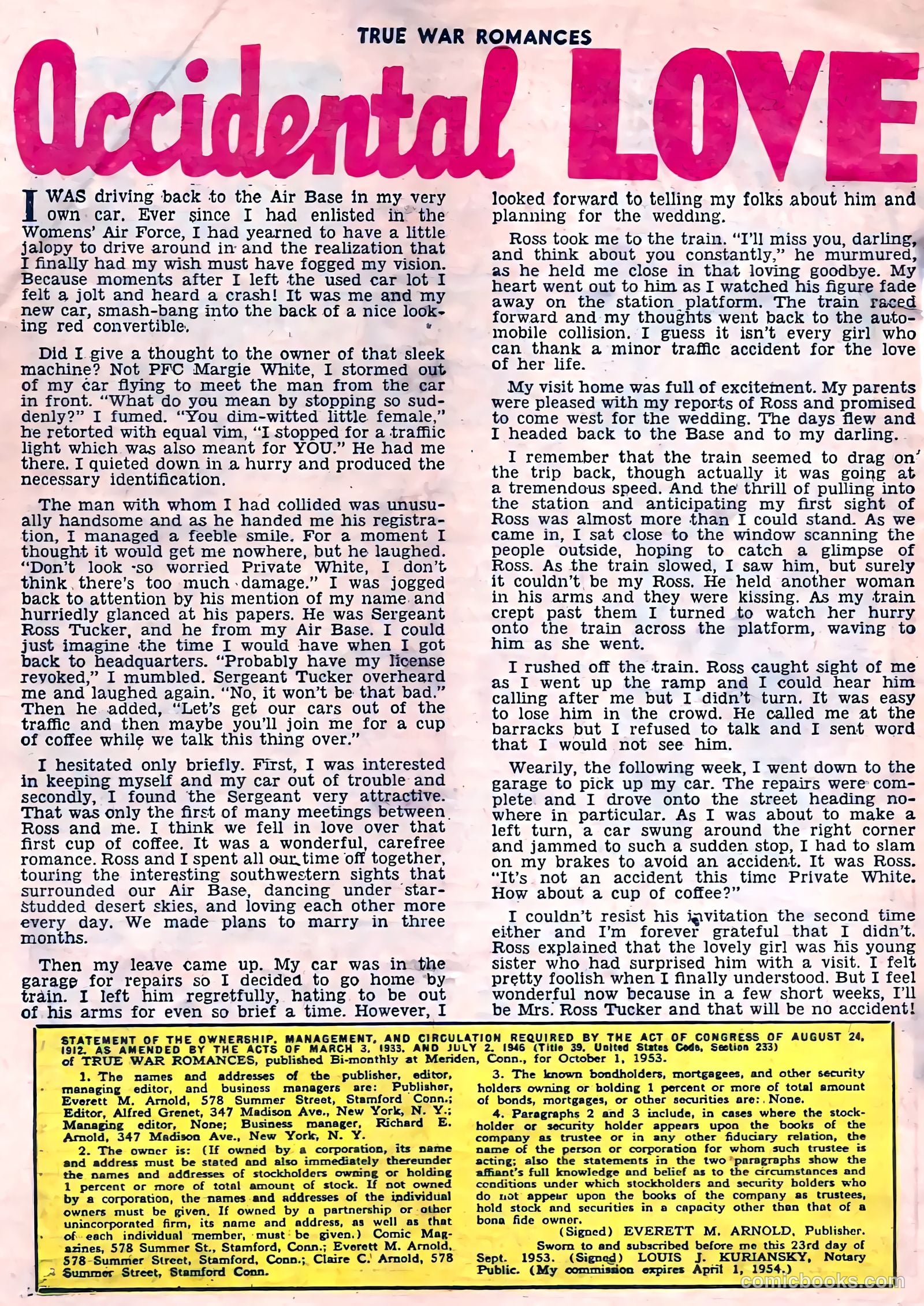 True War Romances #14 — page 26 of 36