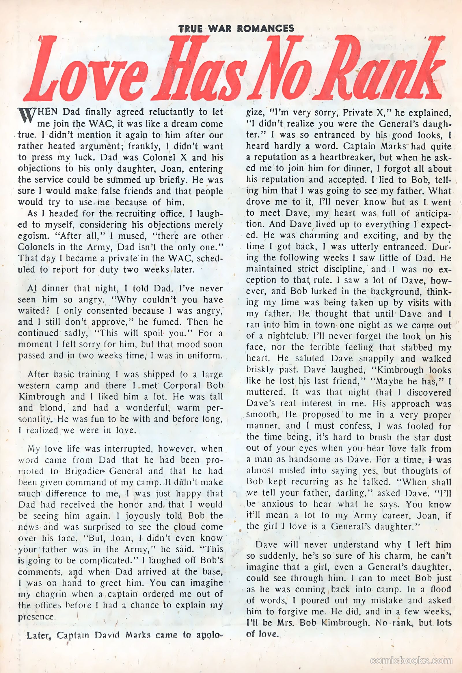 True War Romances #15 — page 26 of 36