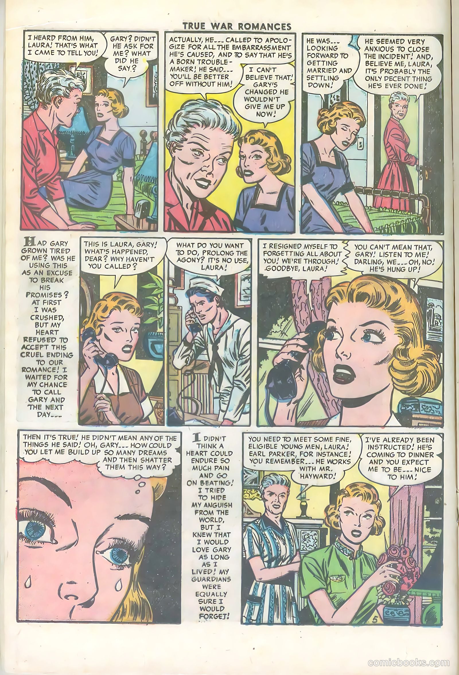 True War Romances #17 — page 16 of 36