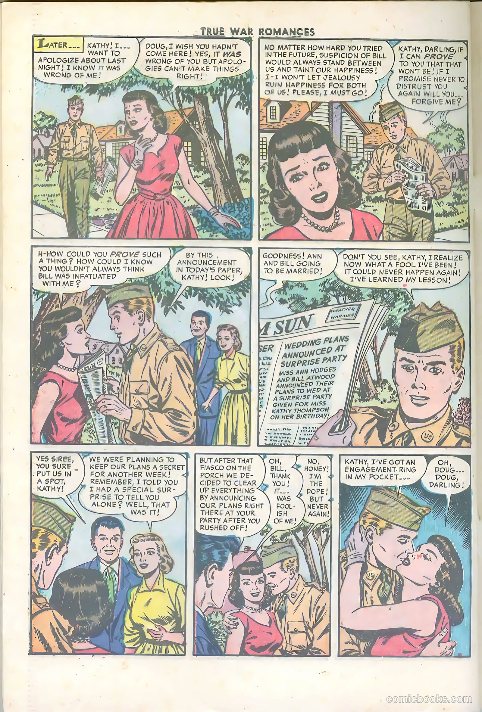 True War Romances #17 — page 32 of 36