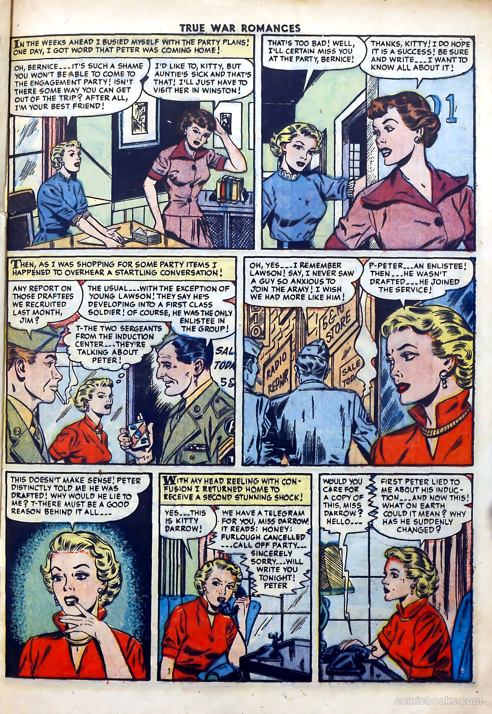 True War Romances #18 — page 21 of 36